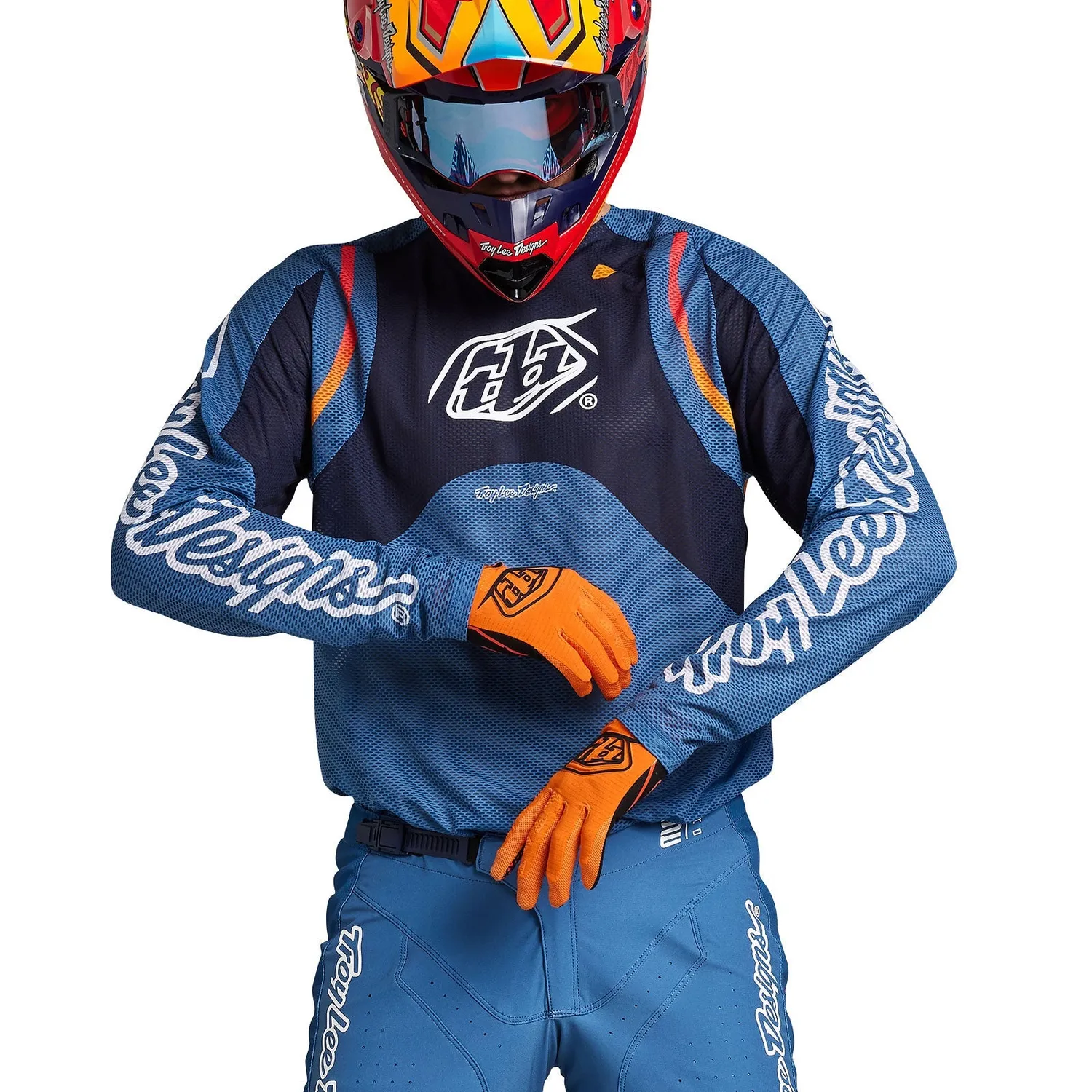 Troy Lee Designs SE Pro Air maglia motocross Blue ventilata