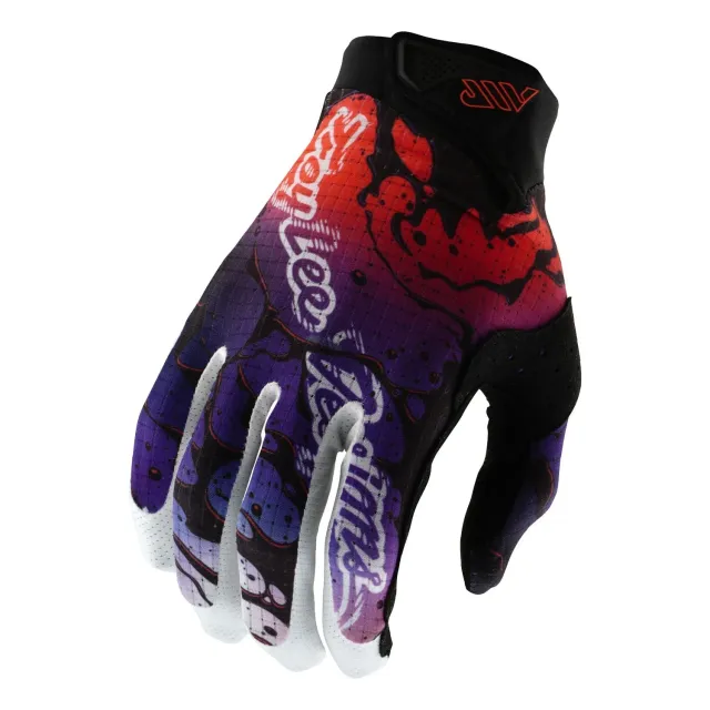 Troy Lee Designs Air Drip guanti moto Nero Viola traspiranti