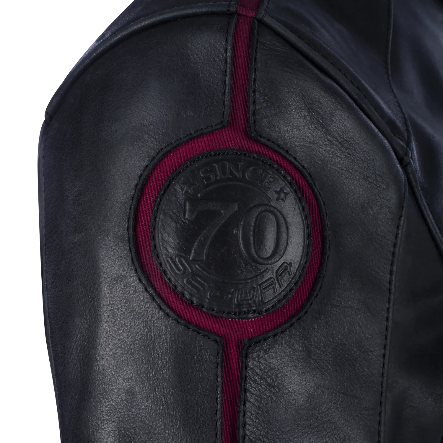 Segura Lady Devon giacca moto pelle donna nero bordeaux