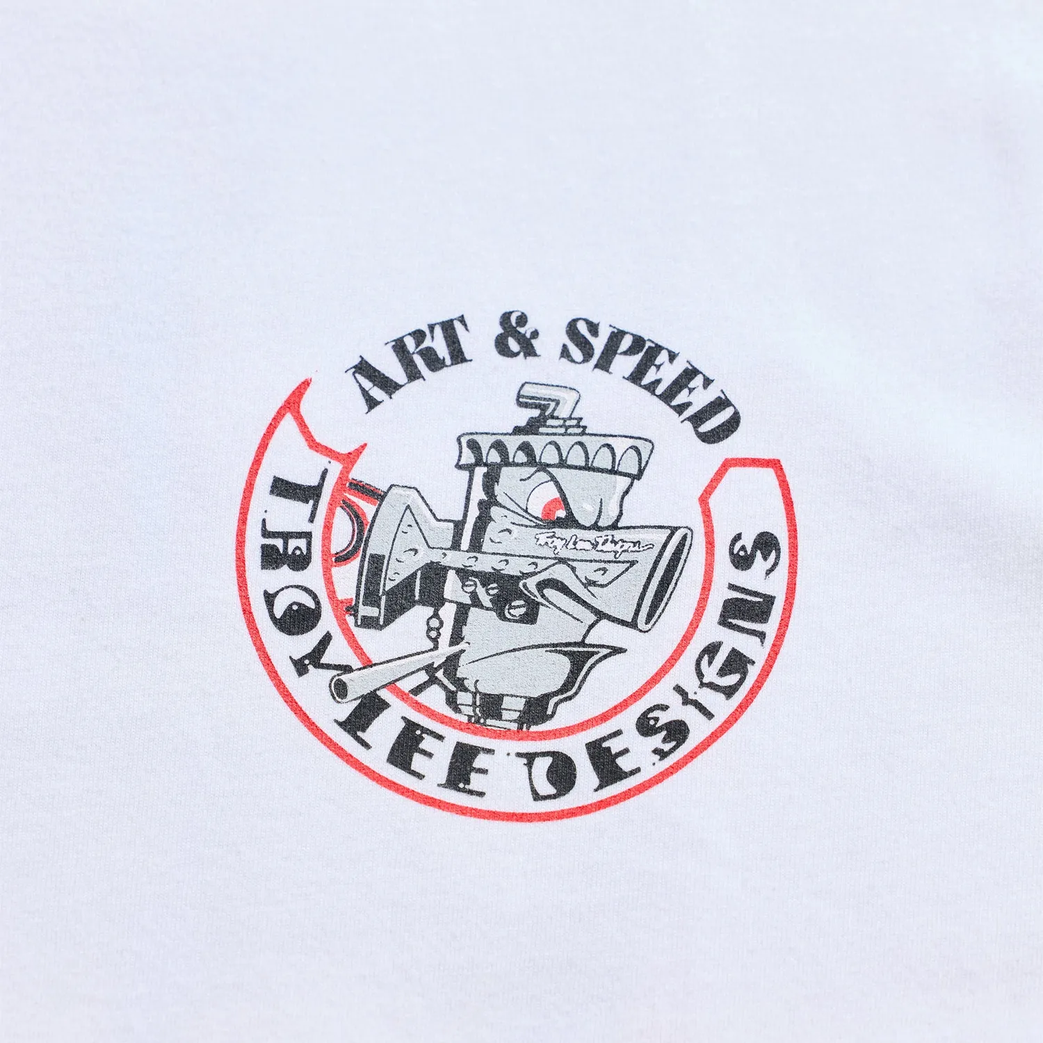Troy Lee Designs Carb Club t-shirt manica lunga White