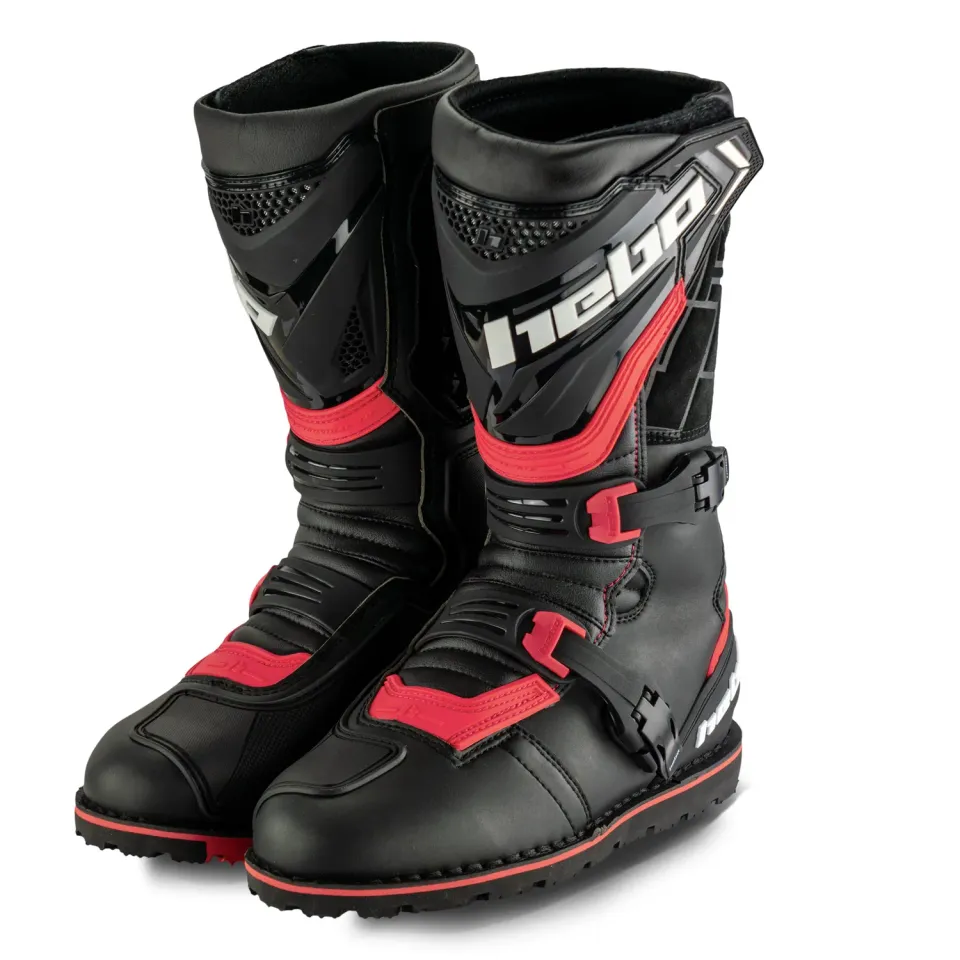 Hebo Trial Technical Boots 3.0 Micro stivali trial rosso