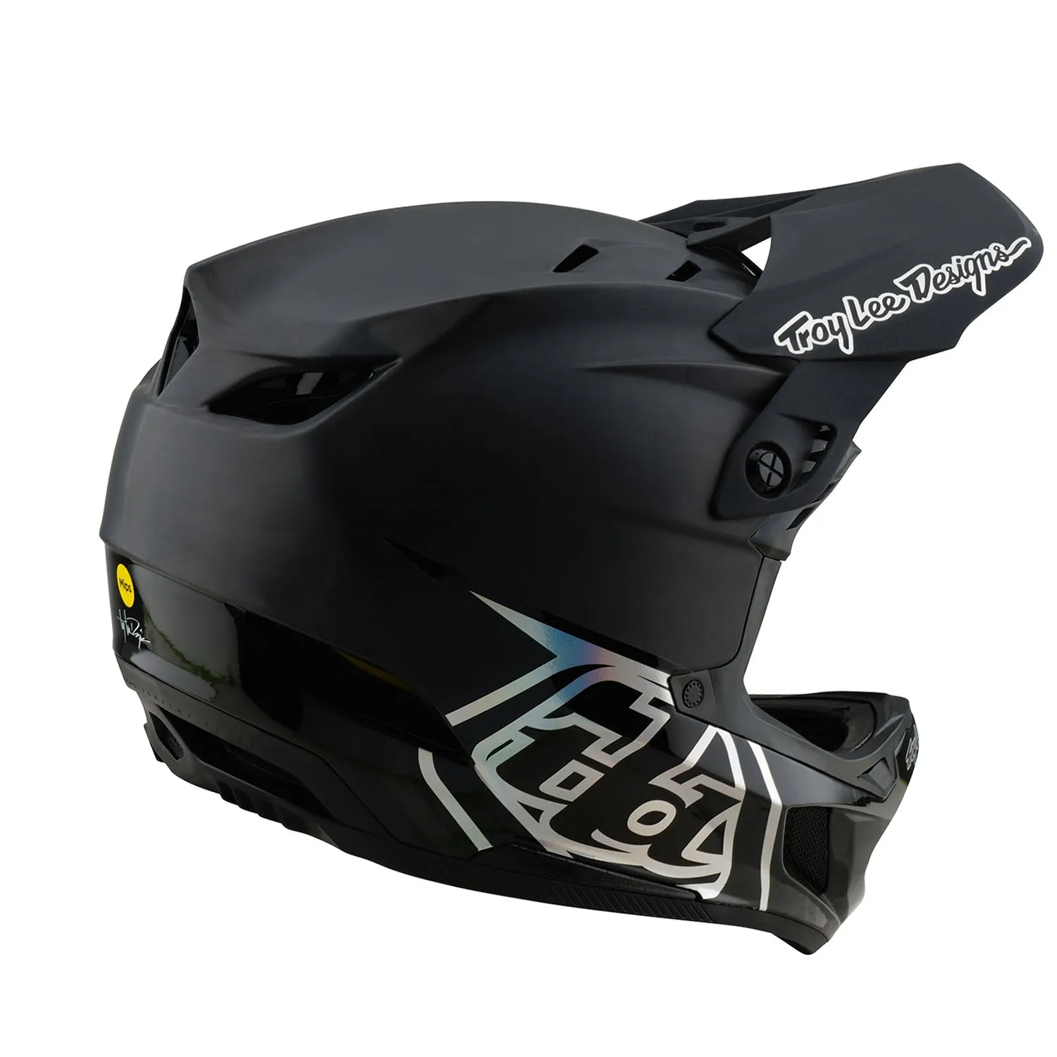 Troy Lee Designs D4 Carbon casco integrale nero
