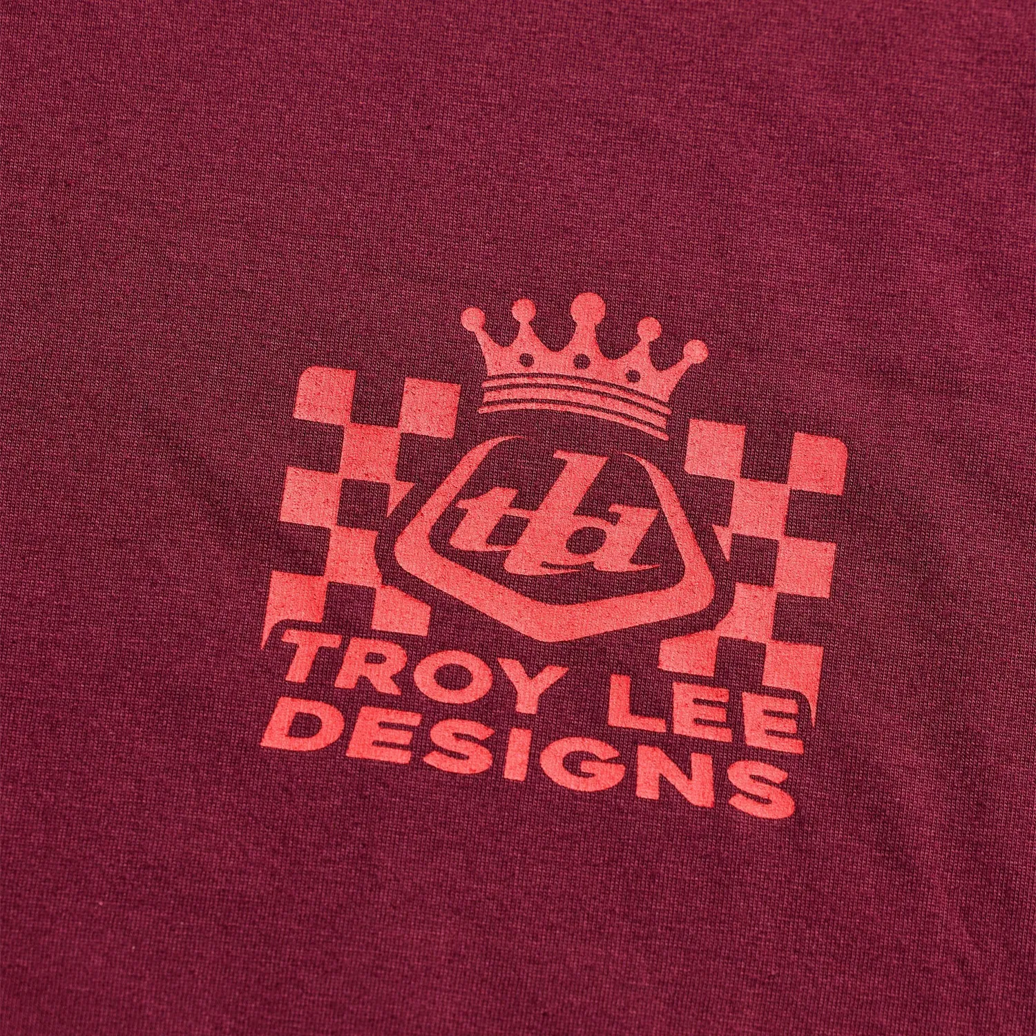 Troy Lee Designs Friday Night T-Shirt Manica Lunga Sangria