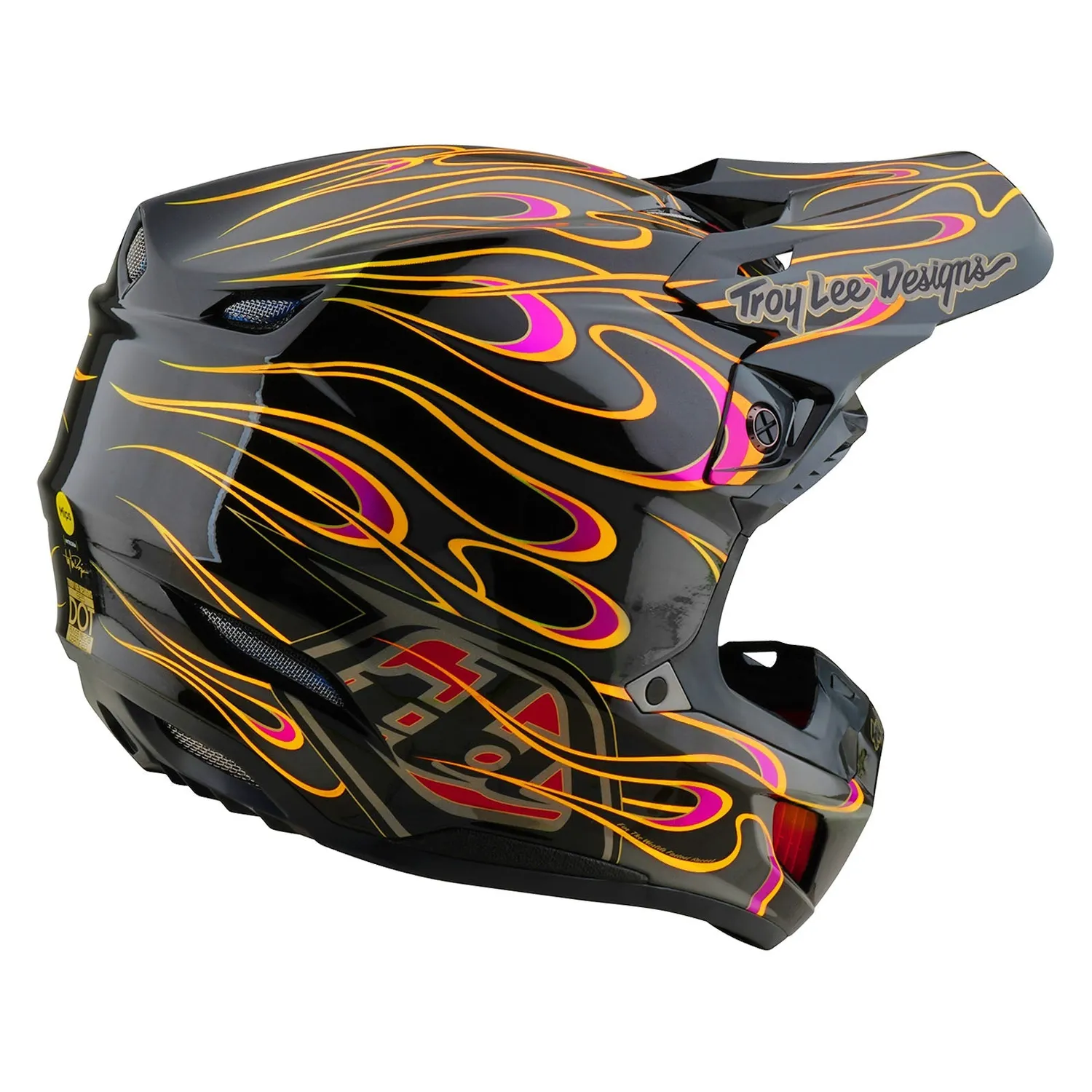 Troy Lee Designs SE5 Composite MIPS casco moto nero grigio
