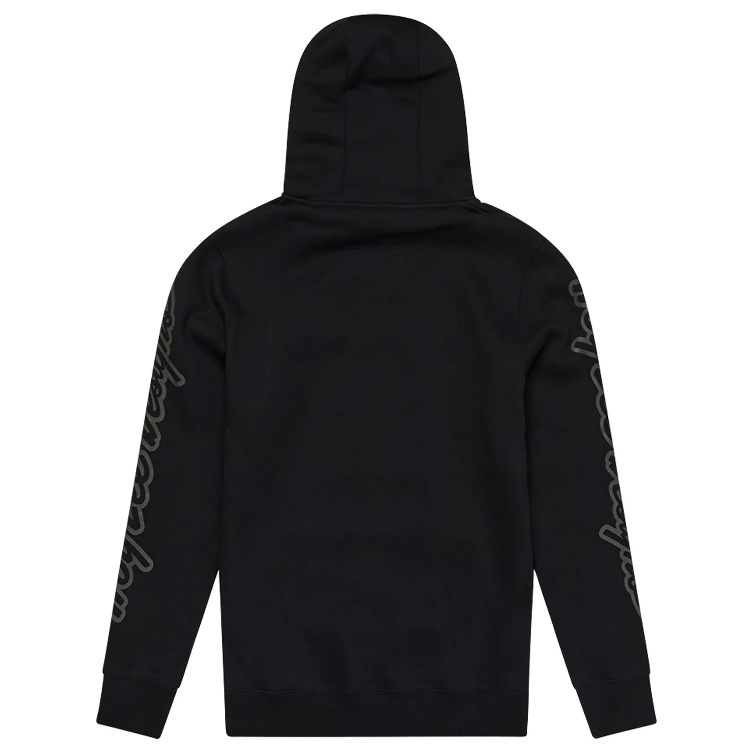 Troy Lee Designs Branded felpa uomo nera cappuccio pullover