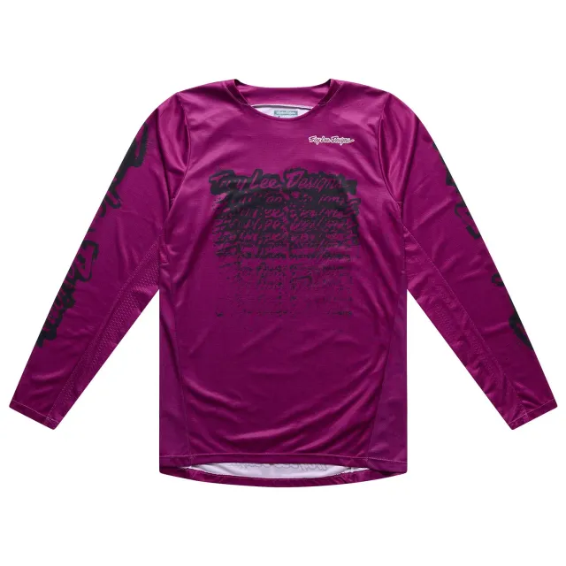 Troy Lee Designs GP Pro Stamp maglia moto fucsia stretch