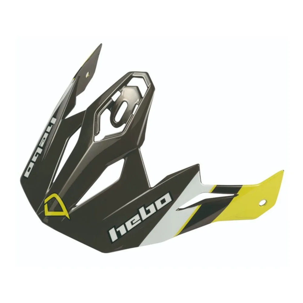 Hebo Zone 5 T-Nine visiera casco trial nera