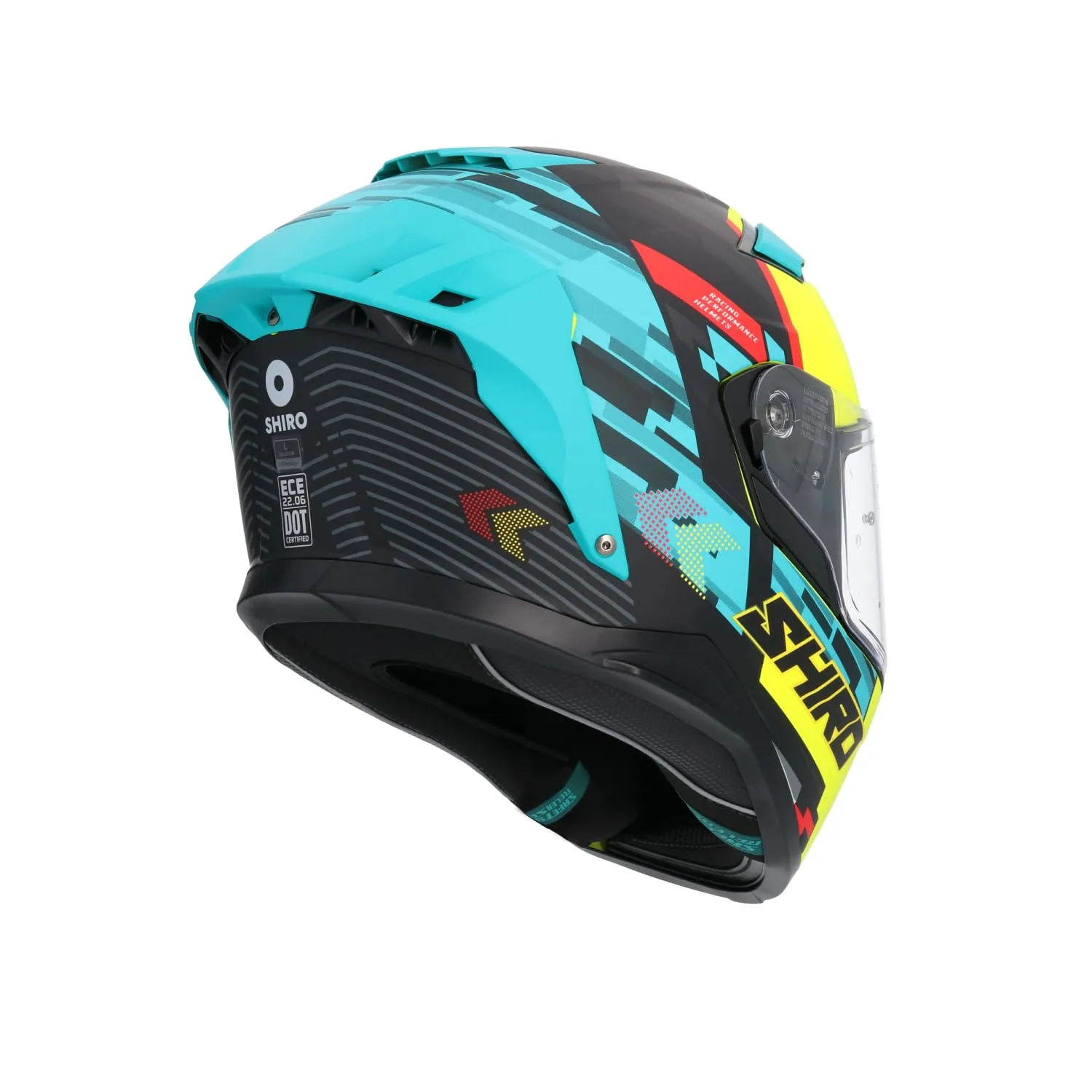 Bi Esse Racing Casco Moto Modulare Blu Taglia S