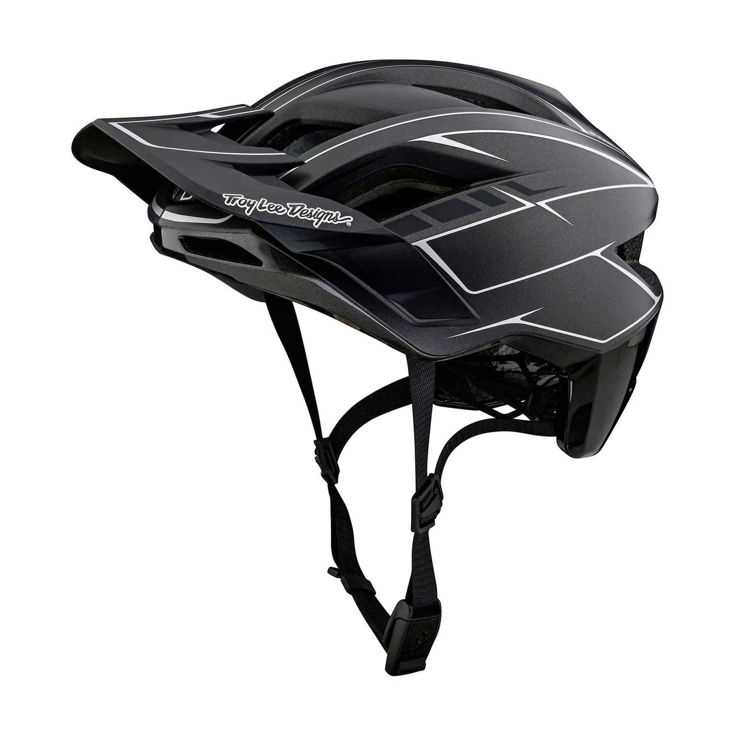 Troy Lee Designs Flowline SE Pinstripe casco MTB MIPS Charcoal