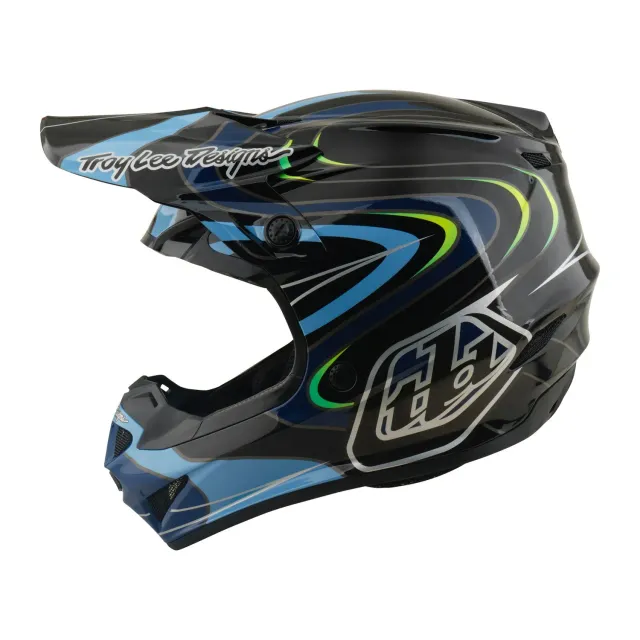 Troy Lee Designs GP Pro Pulse casco moto MIPS nero