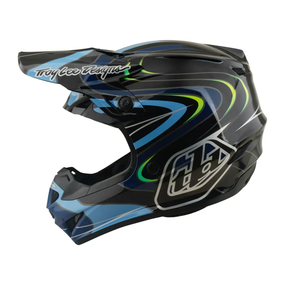 Troy Lee Designs GP Pro Pulse casco moto MIPS nero