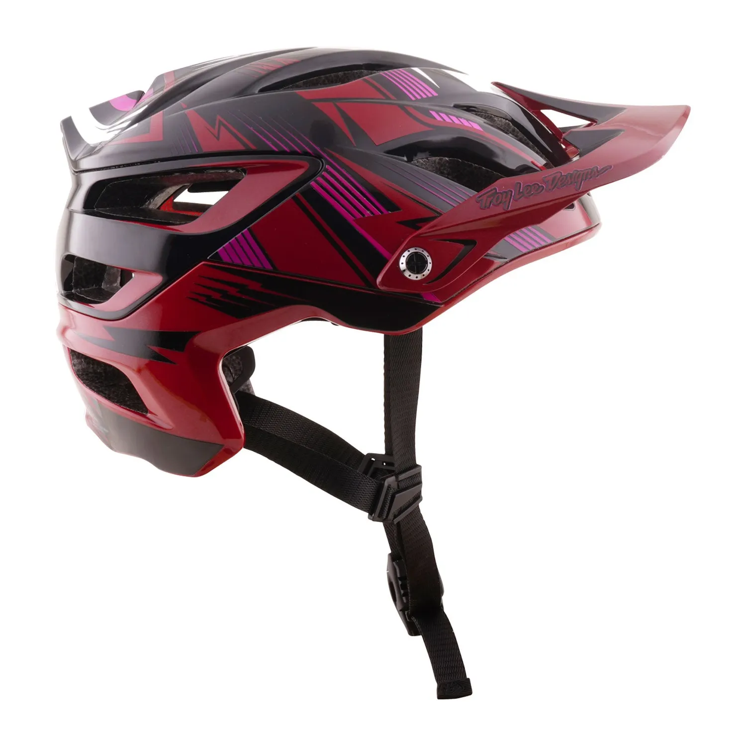 Troy Lee Designs A3 Cyclops casco mtb rosso MIPS