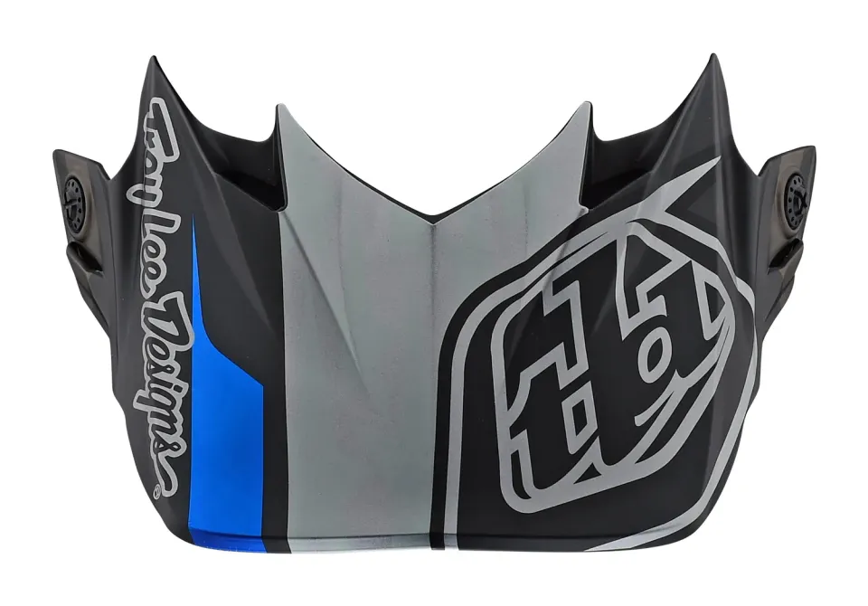 Troy Lee Designs SE4 visiera casco moto speed black grey