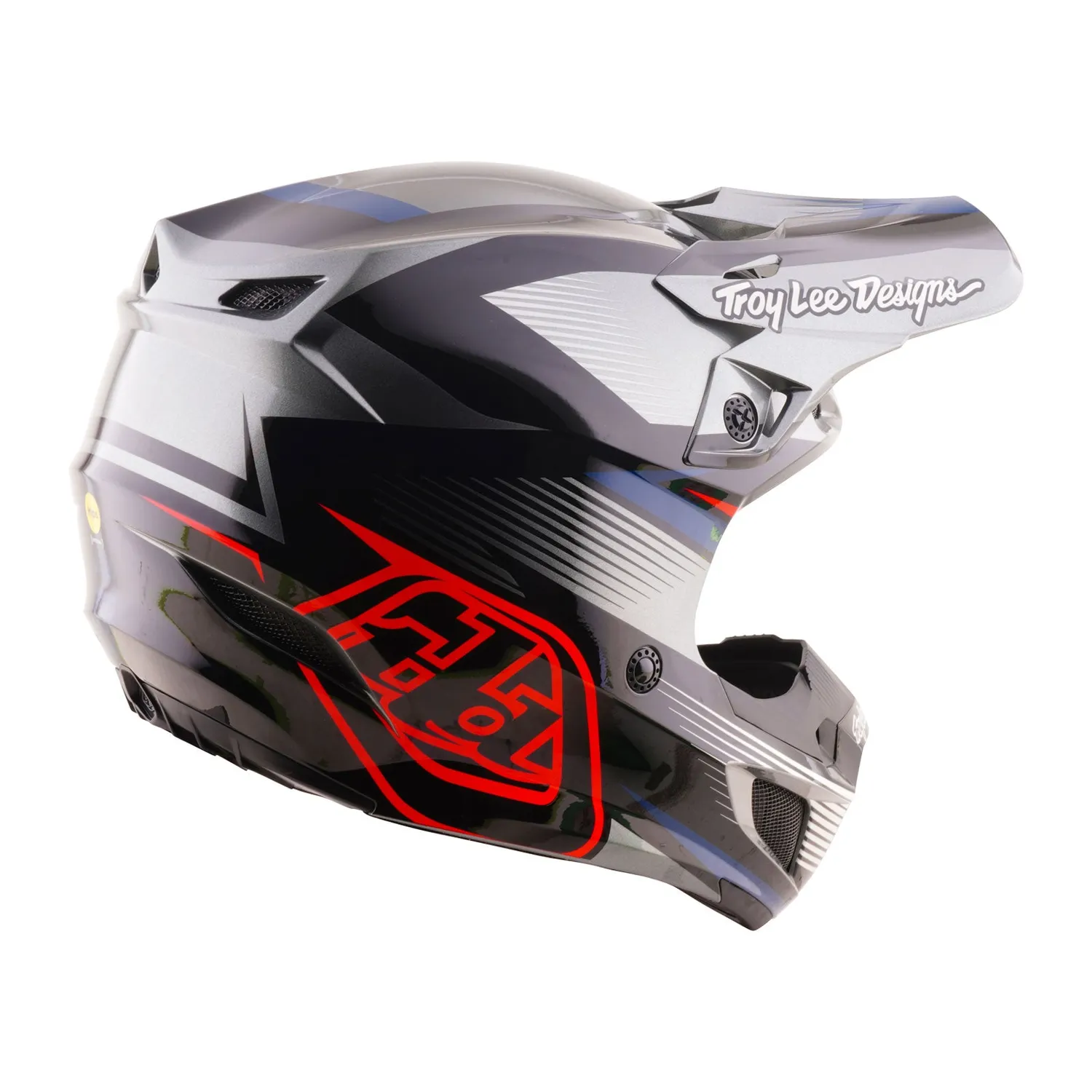 Troy Lee Designs SE5 Ripper casco cross grigio MIPS