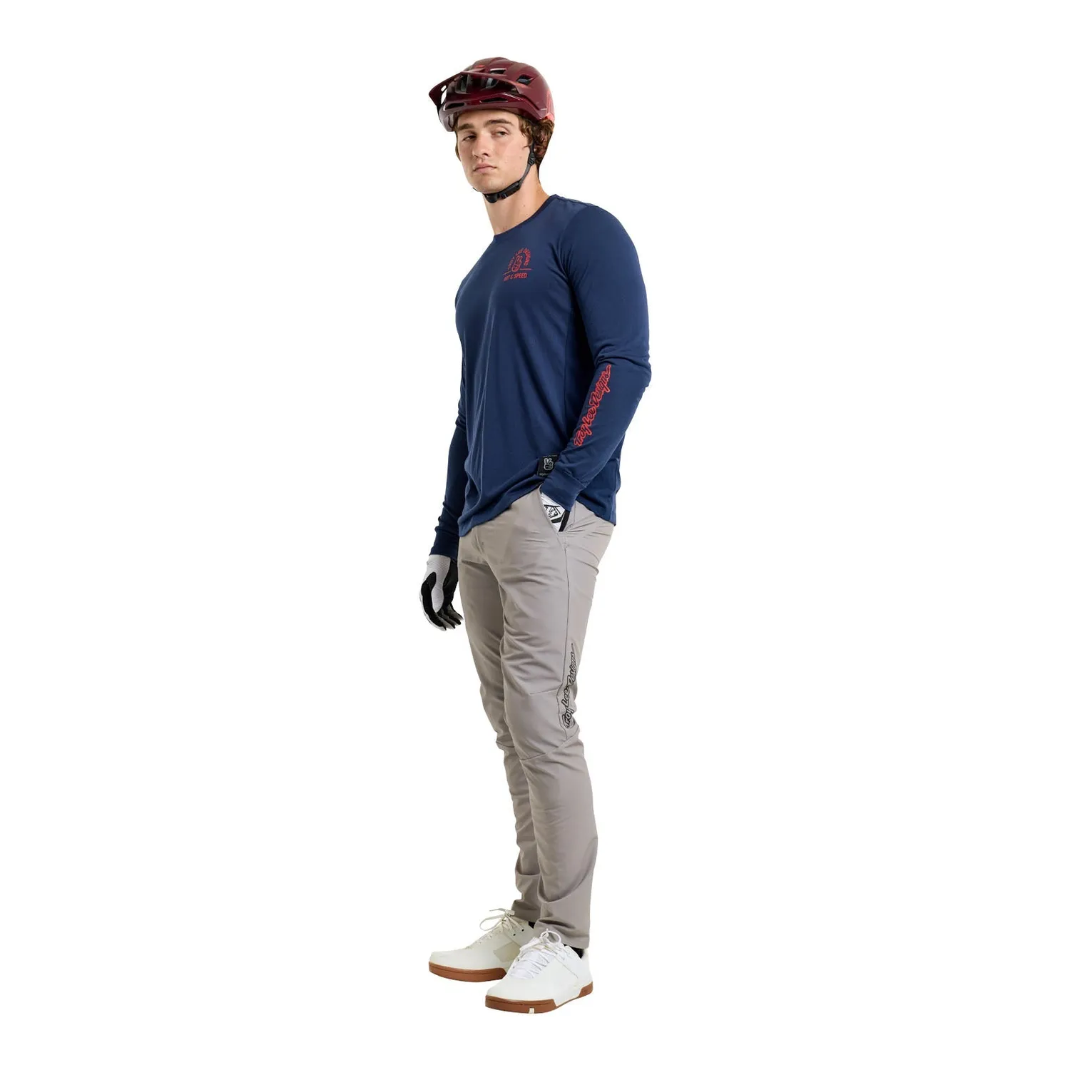 Troy Lee Designs Skyline maglia bici blu maniche lunghe