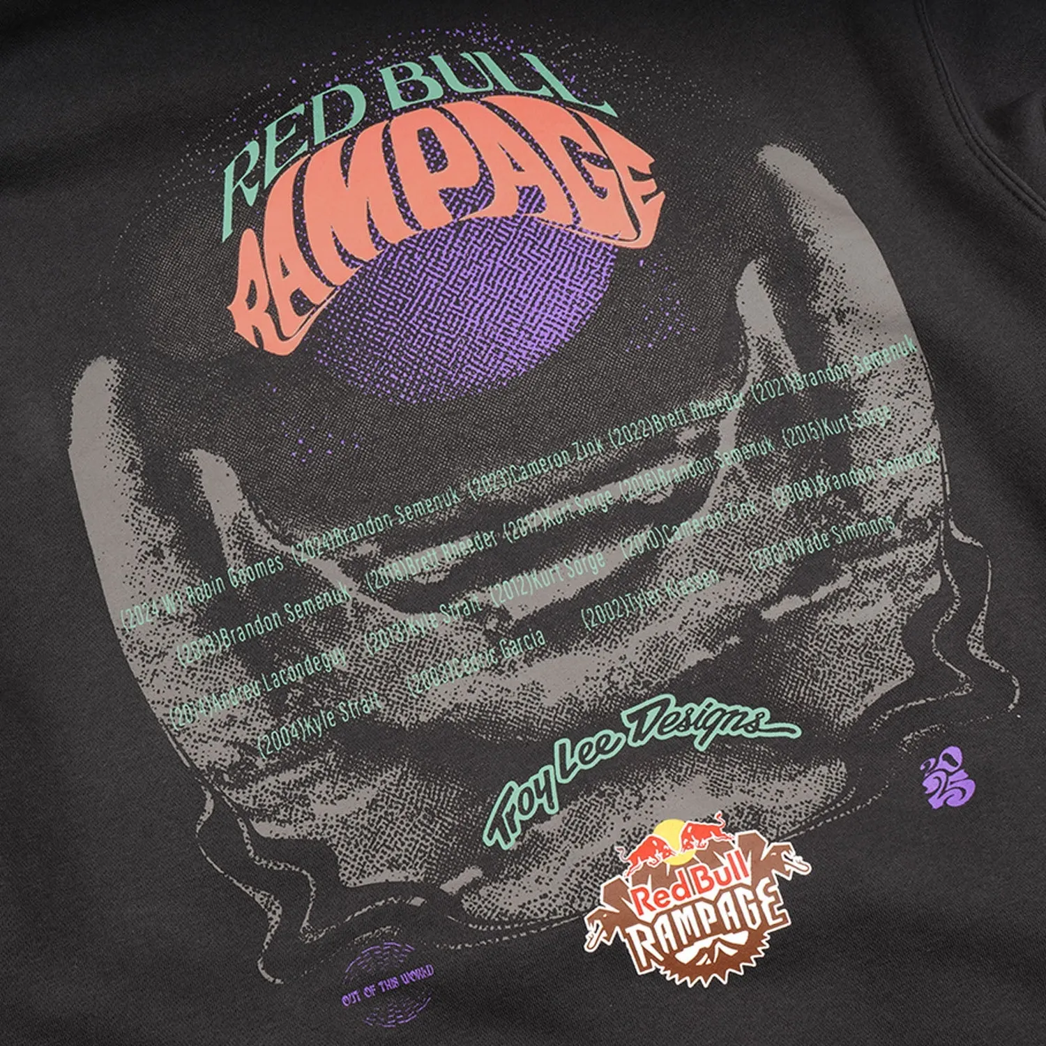 Troy Lee Designs Rampage Intergalactic felpa uomo coal