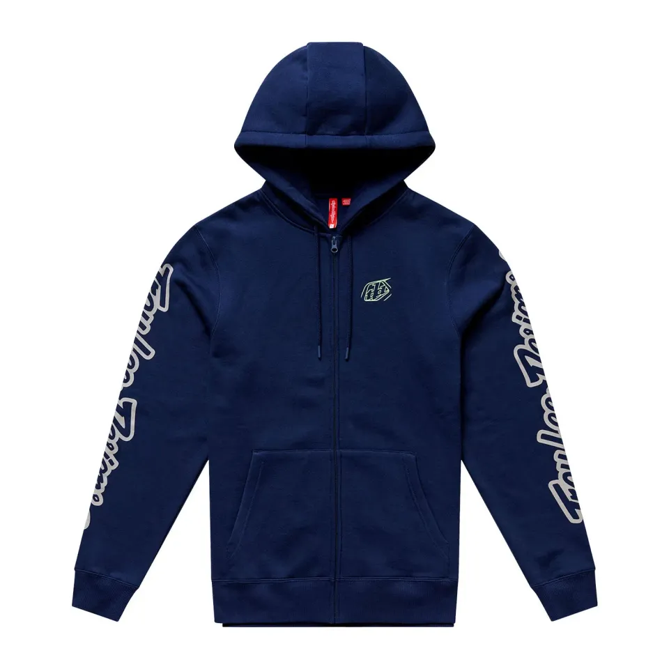Troy Lee Designs Badge Felpa Zip Navy Sage