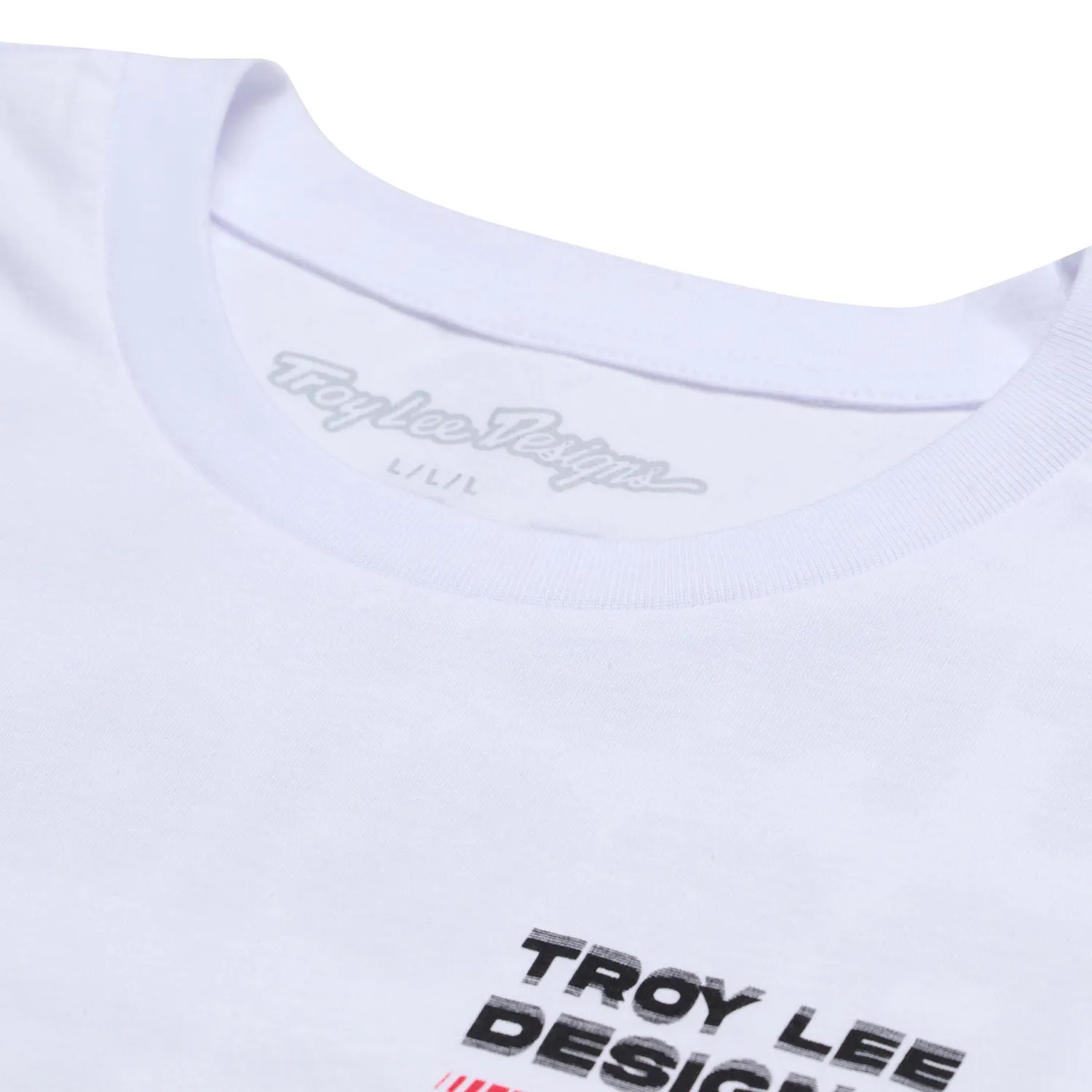Troy Lee Designs Factory t-shirt uomo bianca manica corta