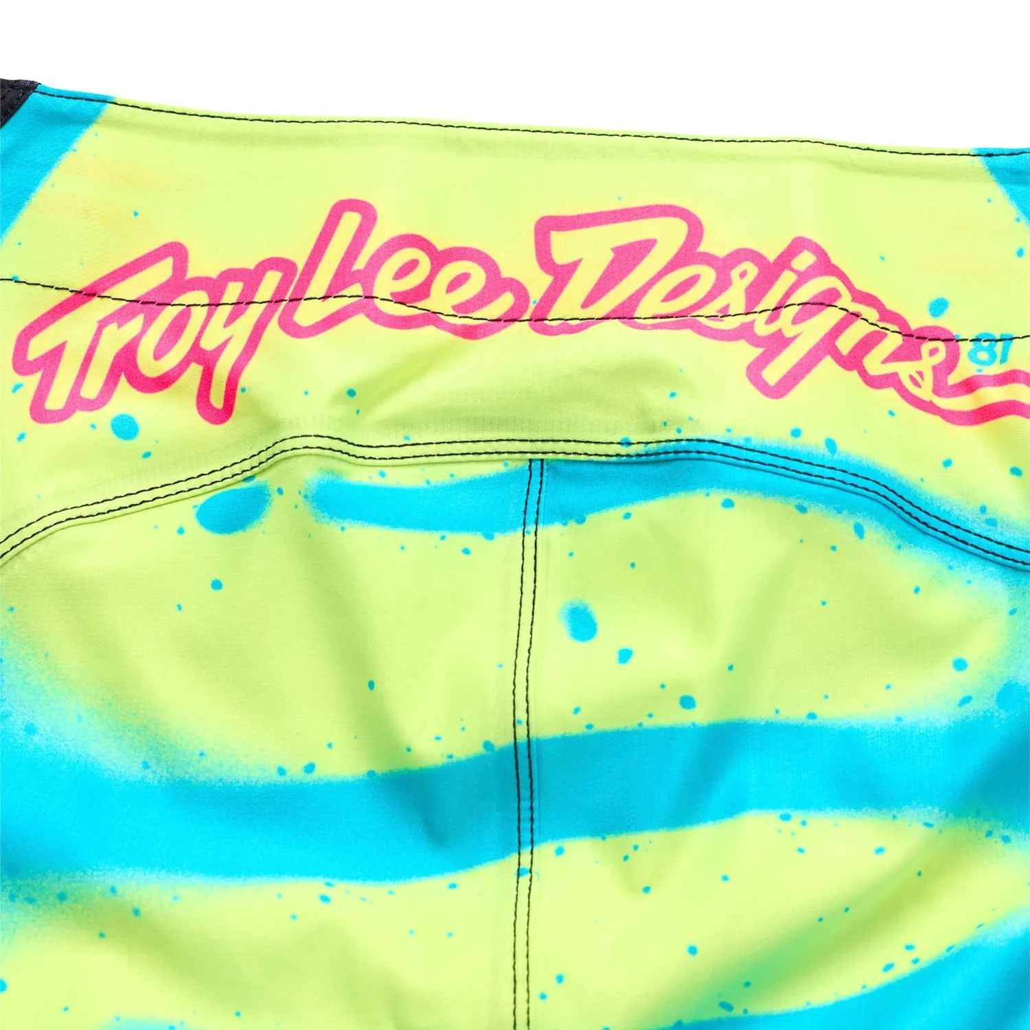 Troy Lee Designs SE Ultra pantaloni cross nero giallo fluo