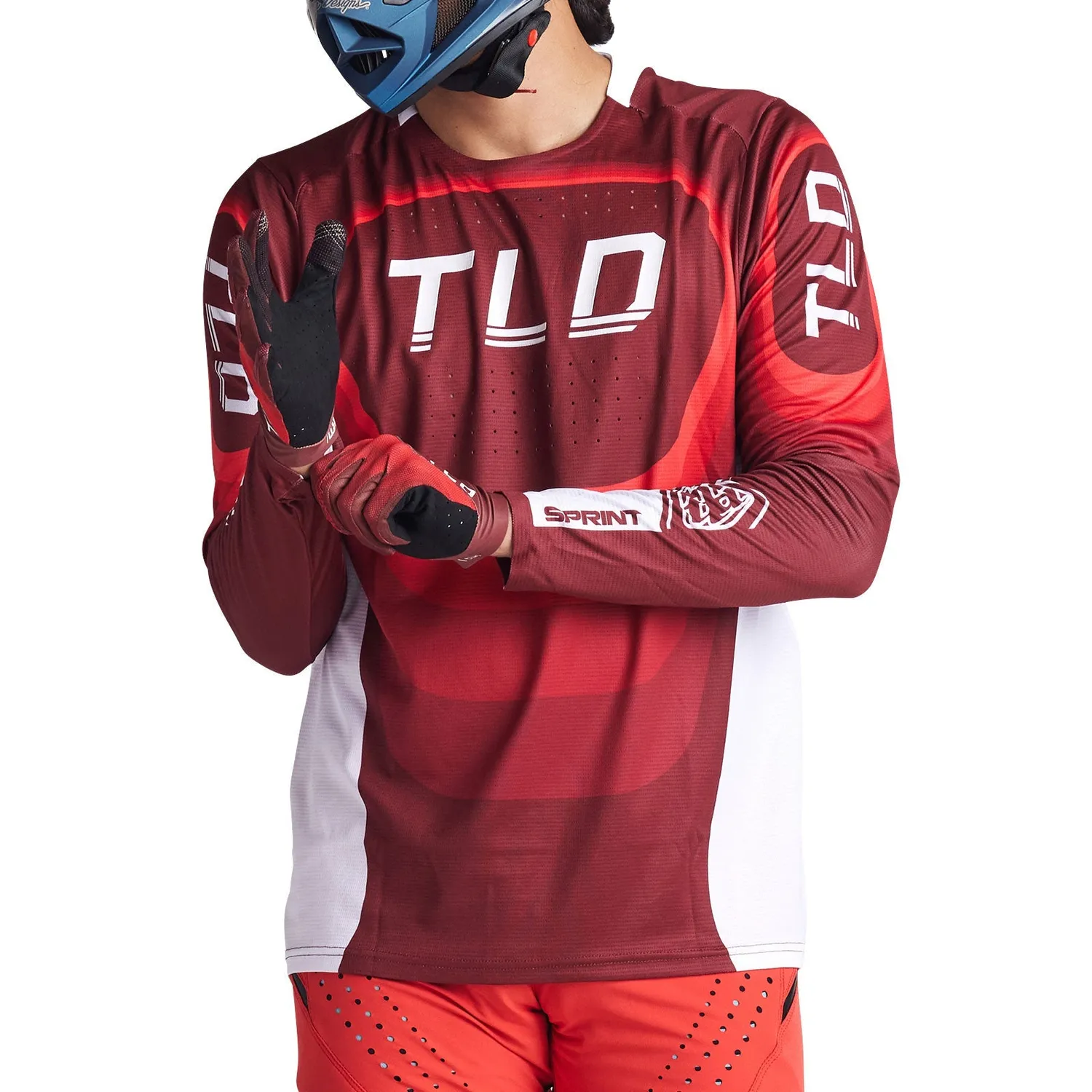 Troy Lee Designs Sprint Reverb Maglia Bici Race Red
