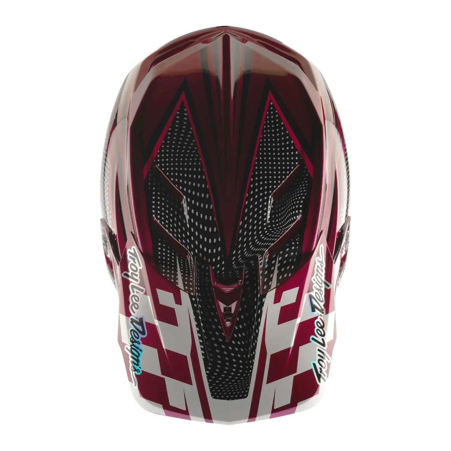 Troy Lee Designs D4 Carbon MIPS casco Radioscape nero mora