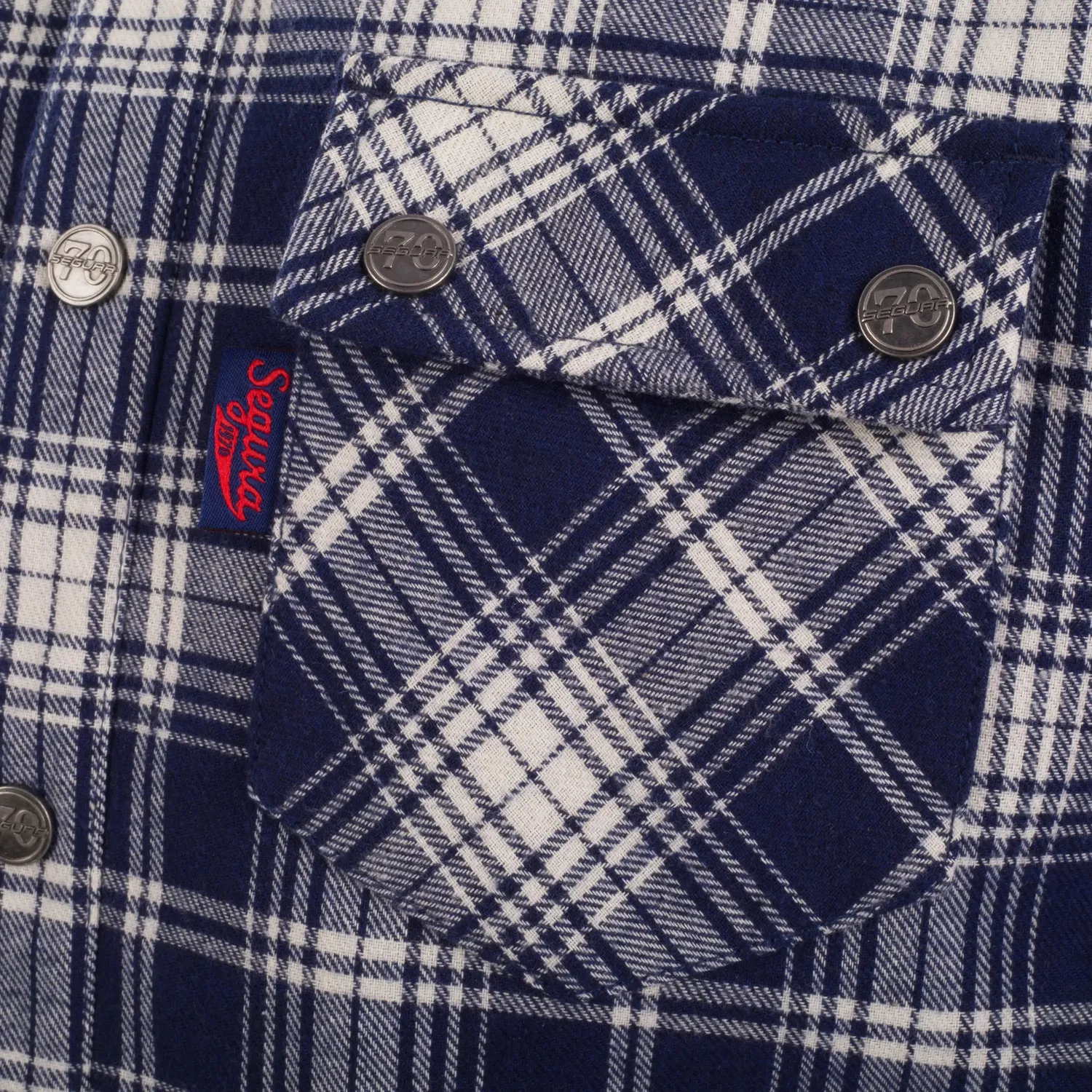 Segura Sierra camicia moto uomo blu impermeabile