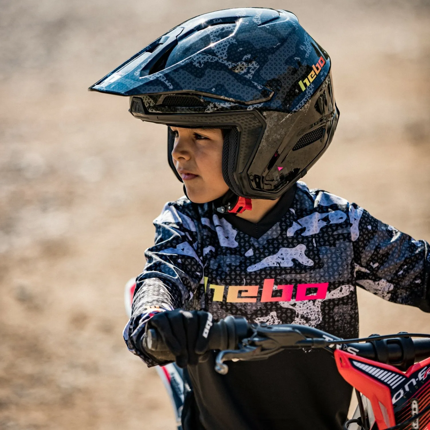 Hebo Pro Trial V Camo HE3139N pantaloni junior elasticizzati