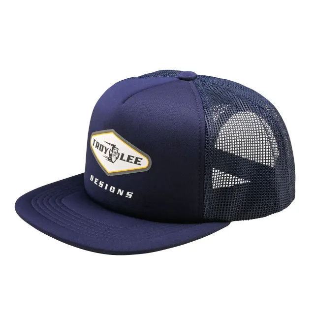Troy Lee Designs Carb Trucker Snapback cappellino navy taglia unica