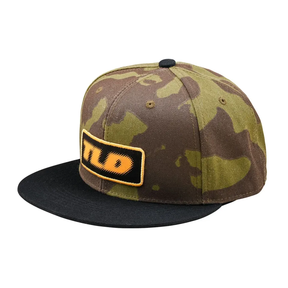 Troy Lee Designs Fade Out cappello flat bill olive camo