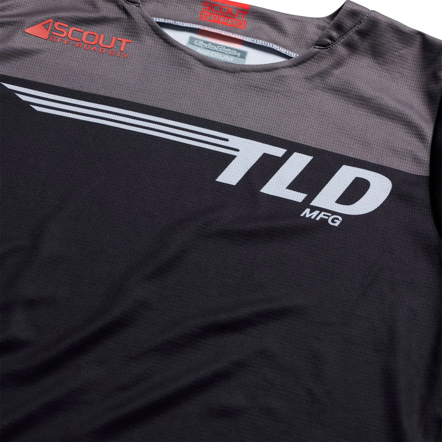Troy Lee Designs Scout GP Pro Winged maglia moto nera traspirante