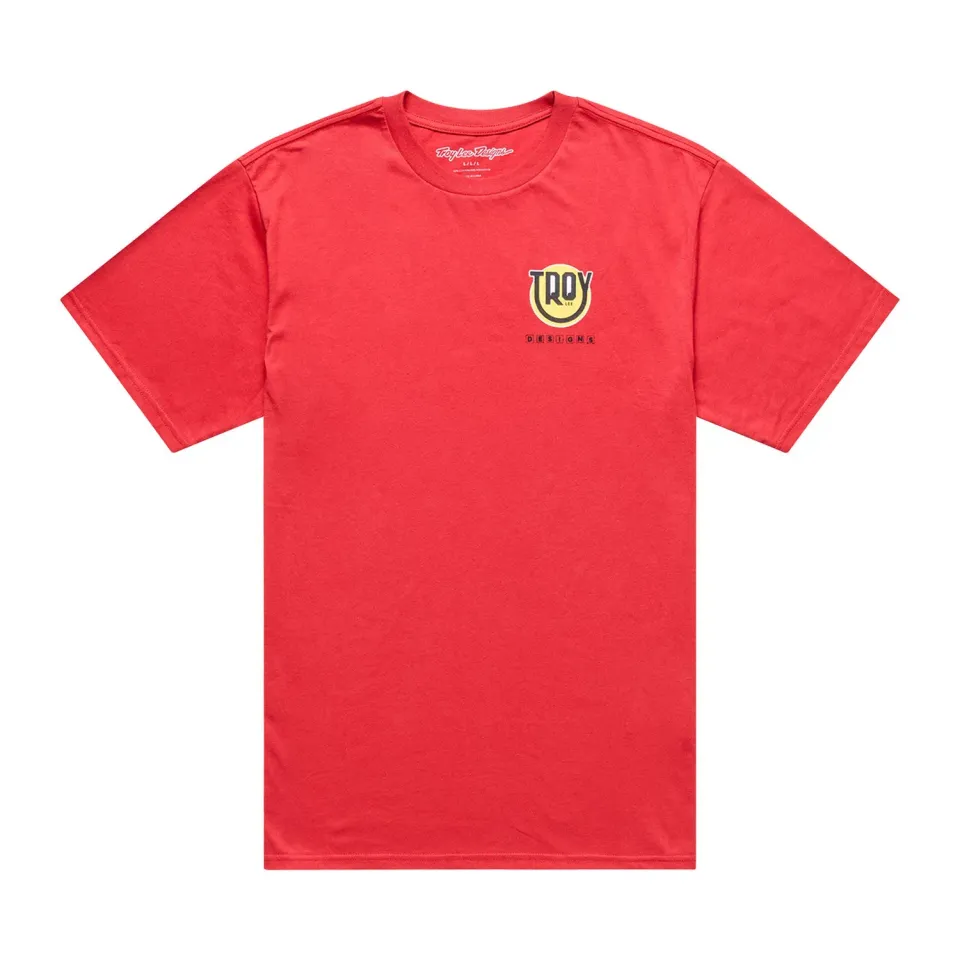 Troy Lee Designs Happy Dayz t-shirt Scarlet corta