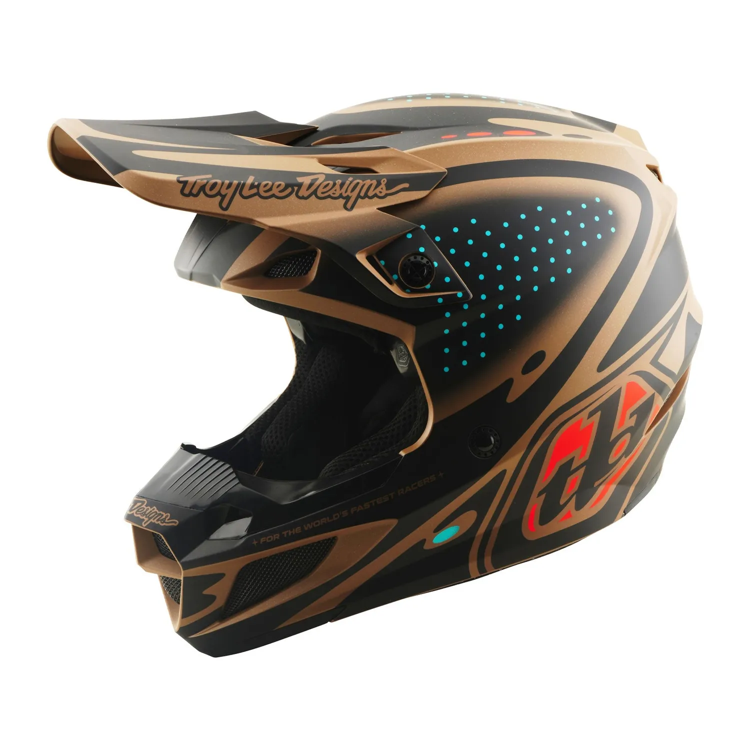 Troy Lee Designs SE5 Policarbonato casco cross Sienna MIPS