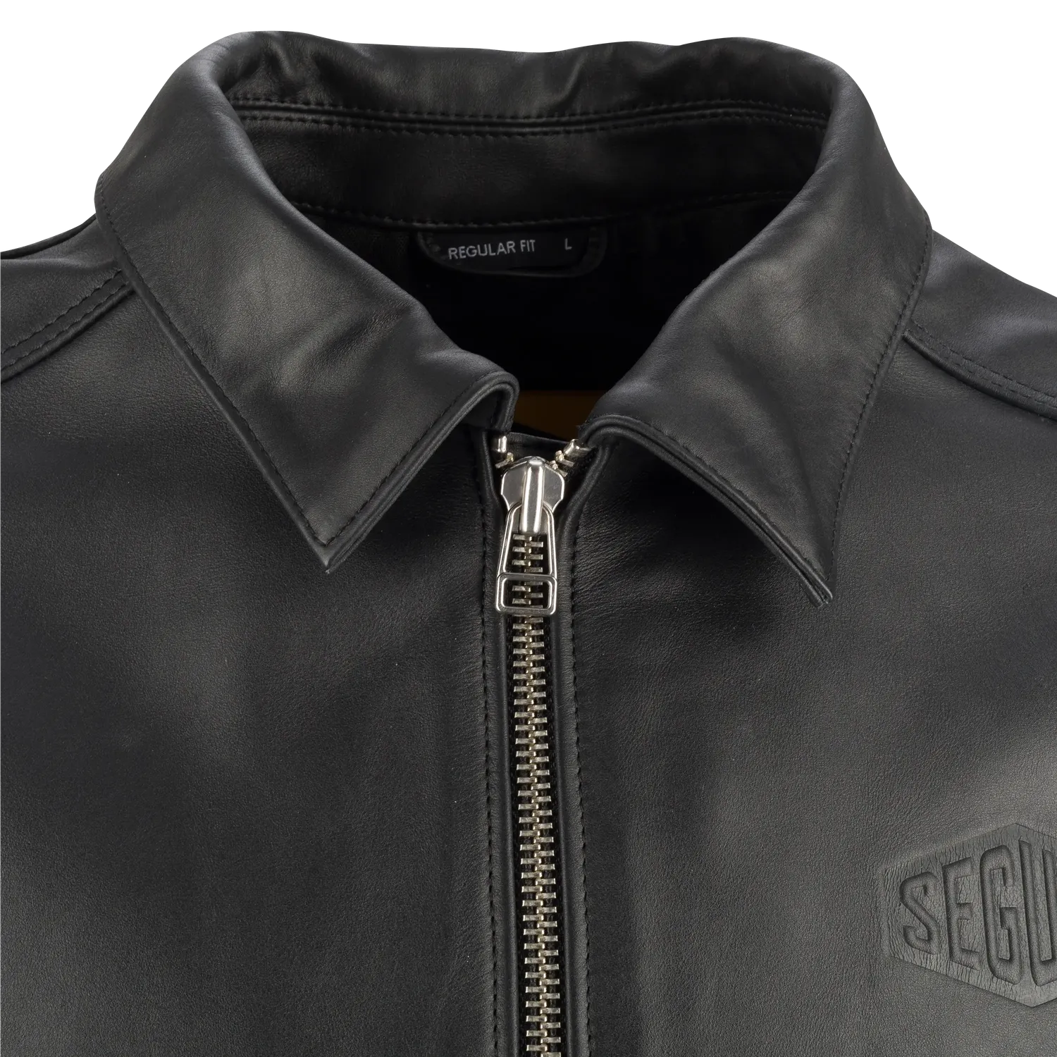 Segura Bogart giubbotto moto pelle nero uomo