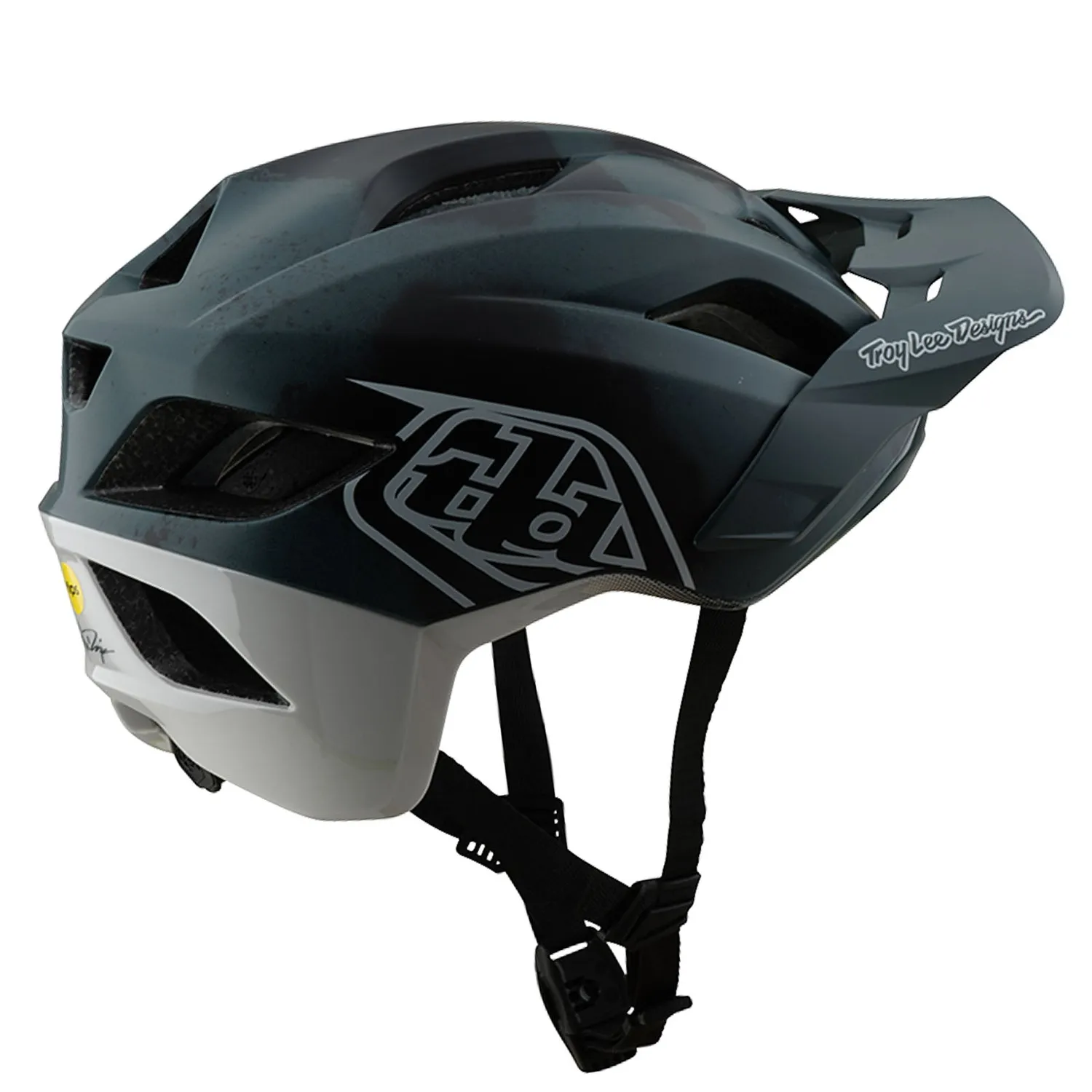 Troy Lee Designs Flowline SE Badge Camo casco mtb grigio