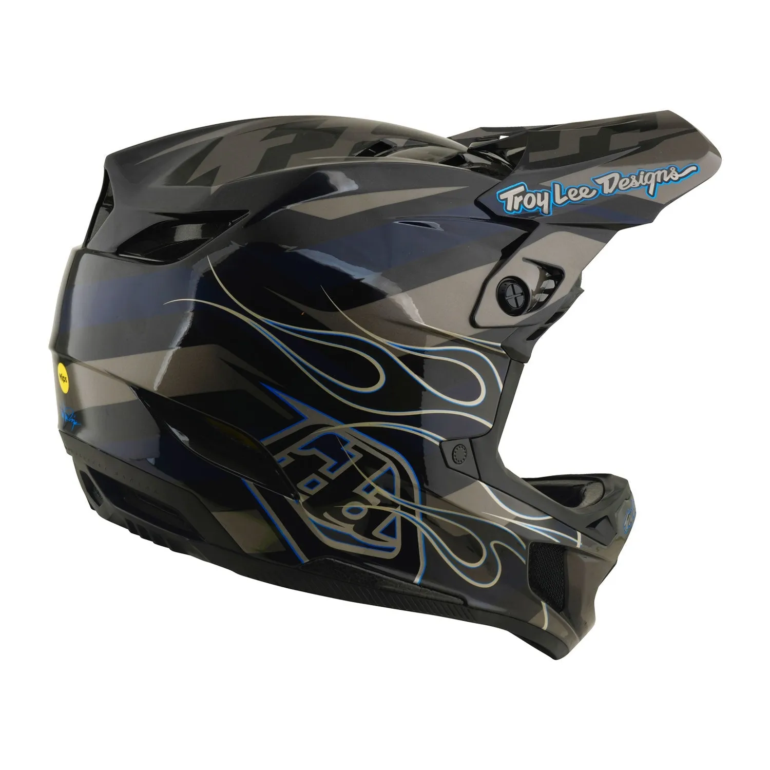 Troy Lee Designs D4 Composite casco integrale Gray MIPS