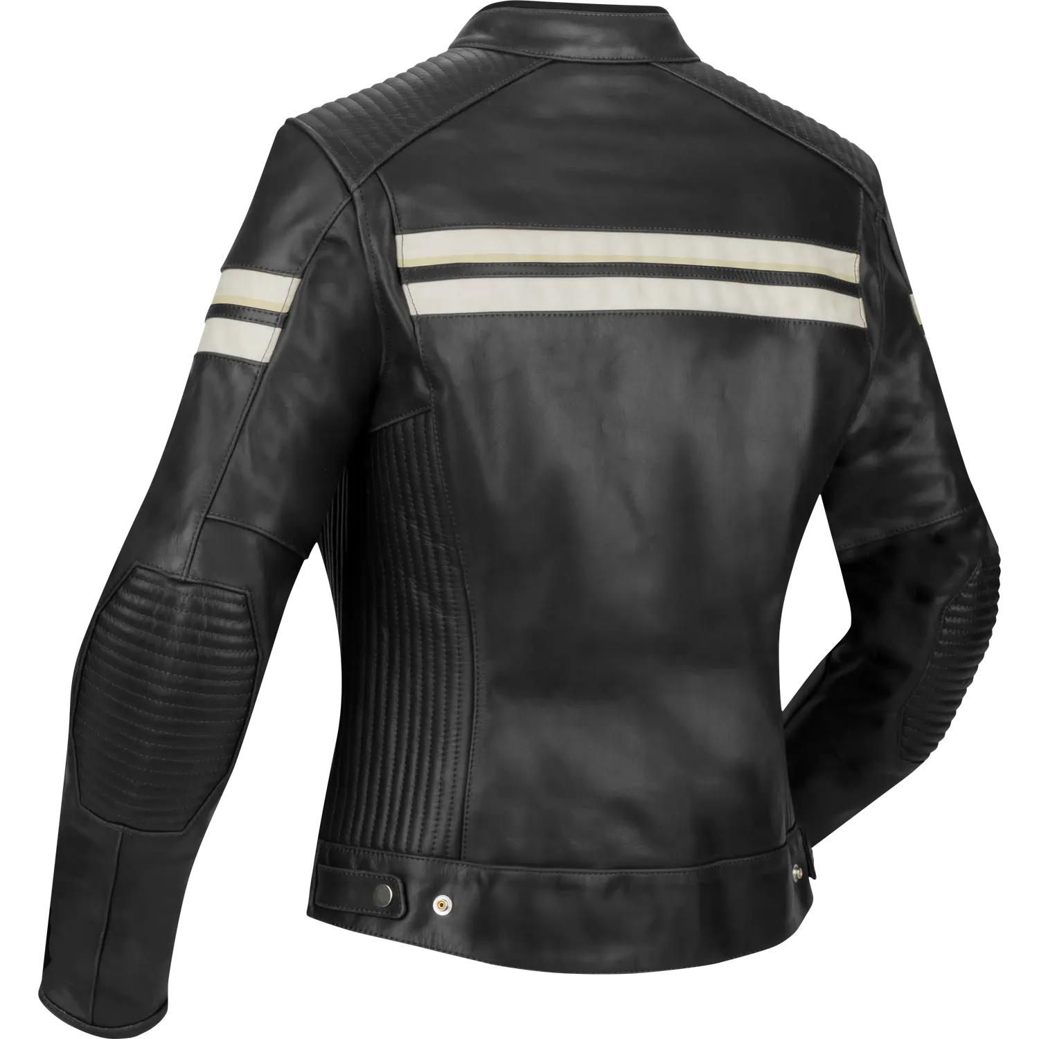 Segura Lady Romeo giubbotto moto pelle donna nero bianco