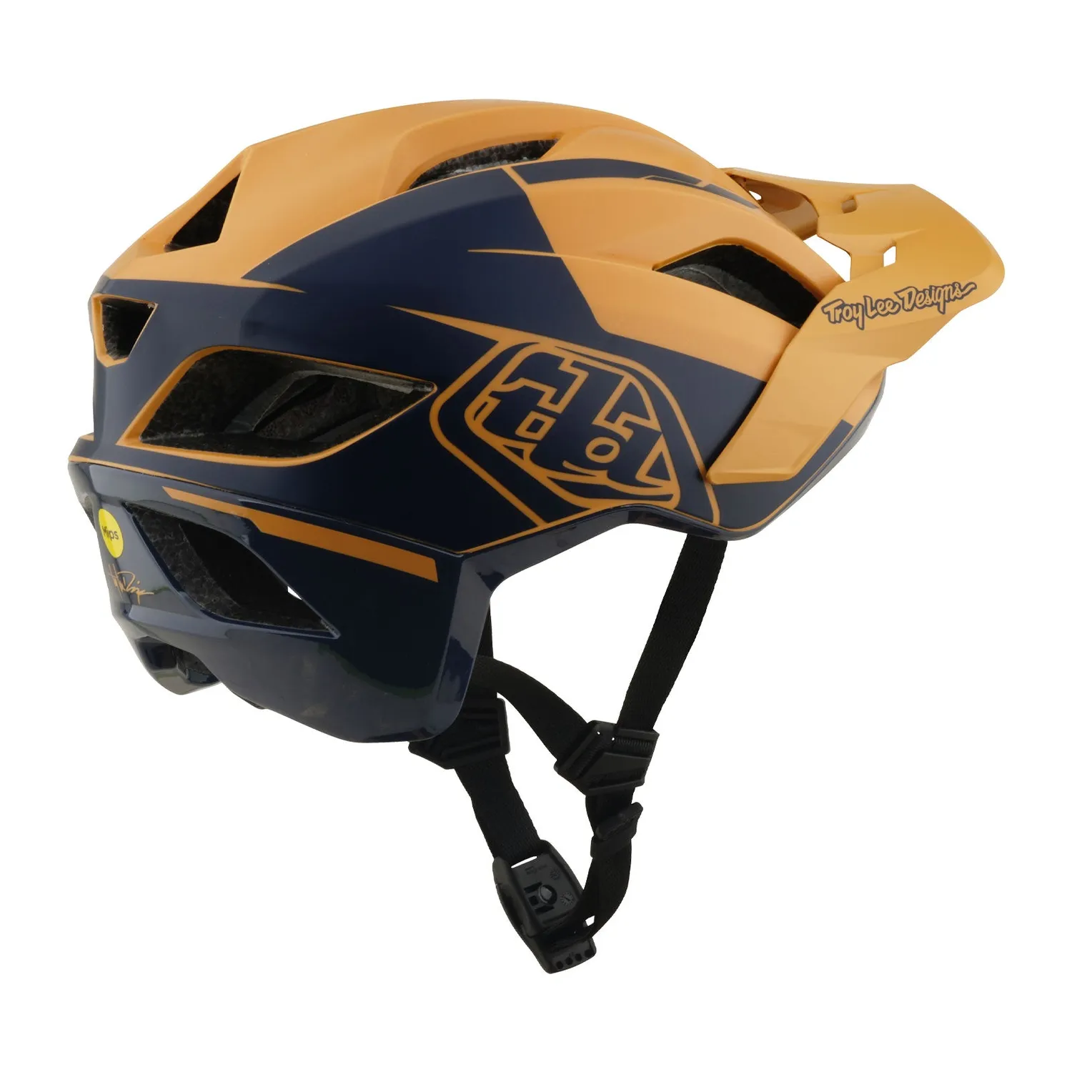 Troy Lee Designs Flowline SE casco mtb mustard mips