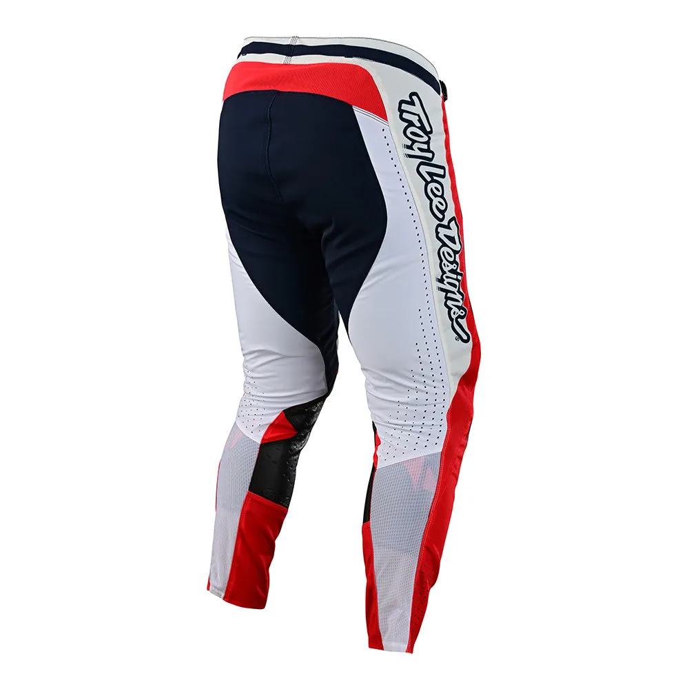 Troy Lee Designs SE Pro pantaloni moto navy rosso leggeri