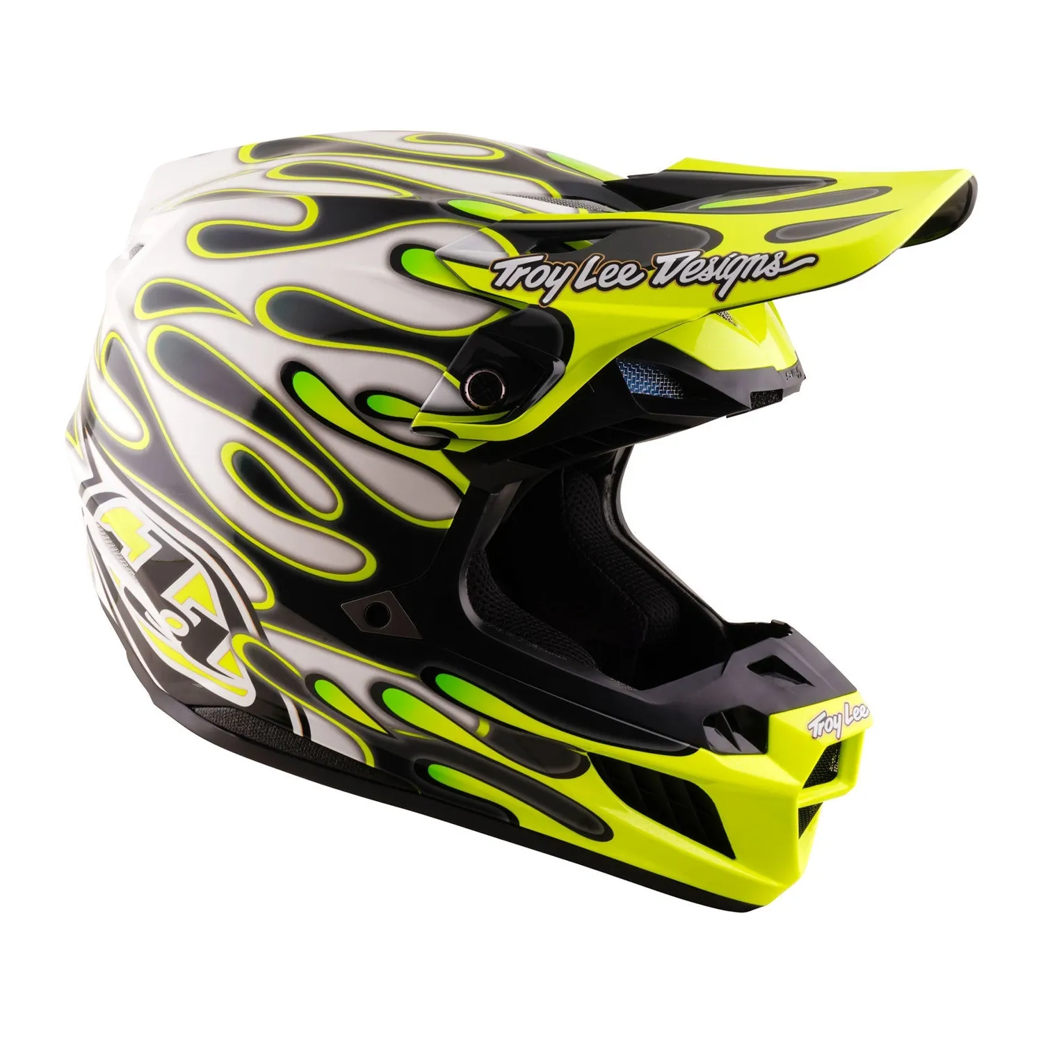 Troy Lee Designs SE5 Composite Casco Charcoal Yellow MIPS