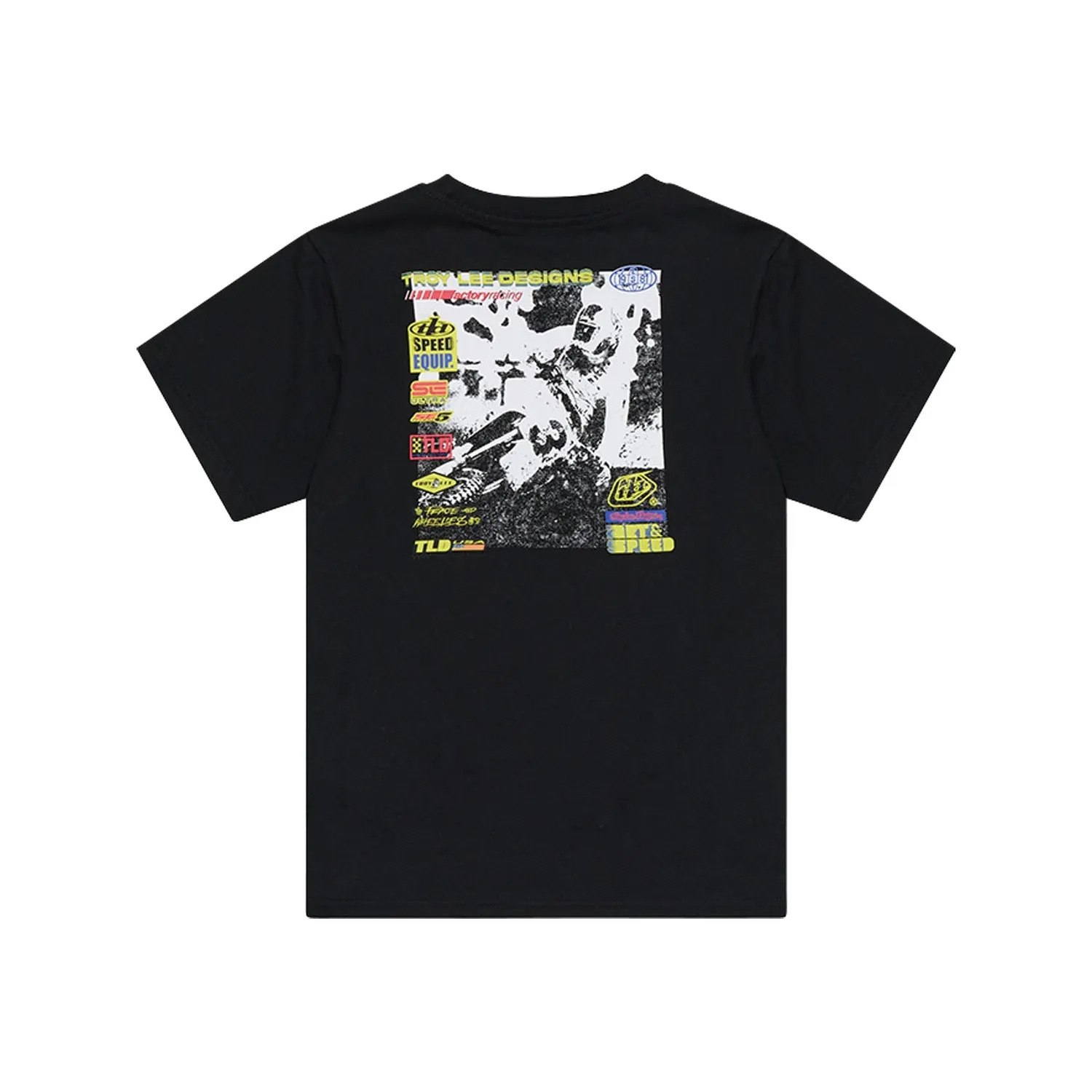 Troy Lee Designs Overload maglietta ragazzo nera manica corta