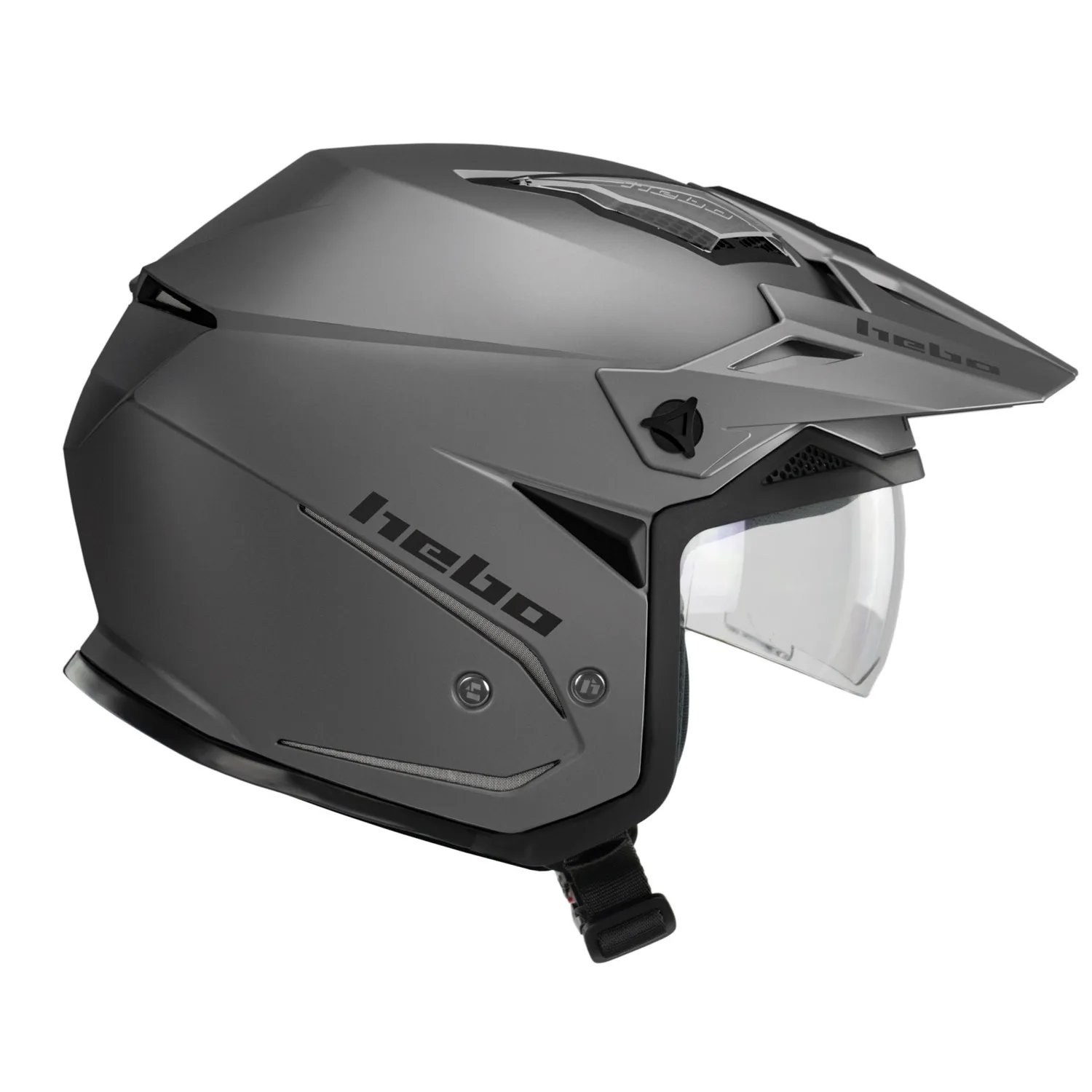 Hebo Zone 5 Duo casco trial grigio ECE 22-06