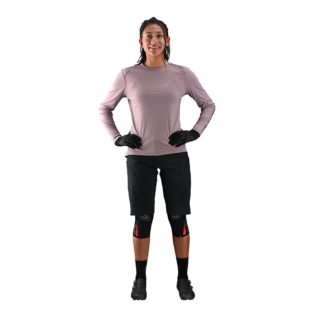 Troy Lee Designs Lilium pantaloncini bici donna Nero liner