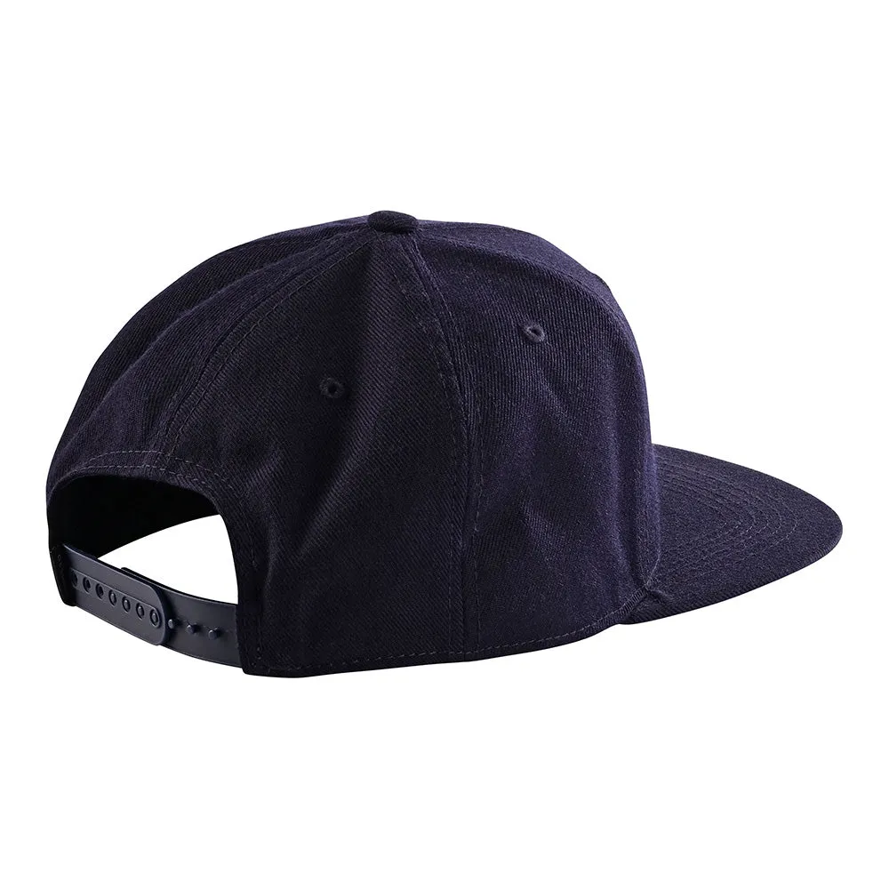 Troy Lee Designs Slice cappello snapback blu arancio