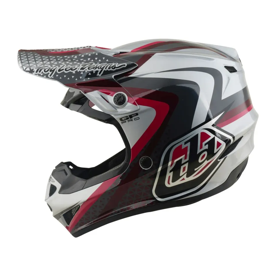 Troy Lee Designs GP Pro Slides Casco Motocross Grigio MIPS