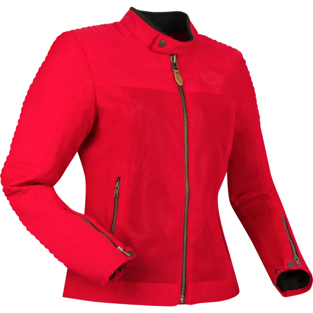 Segura Lady Dikinson Giubbotto Moto Rosso Tessuto Donna