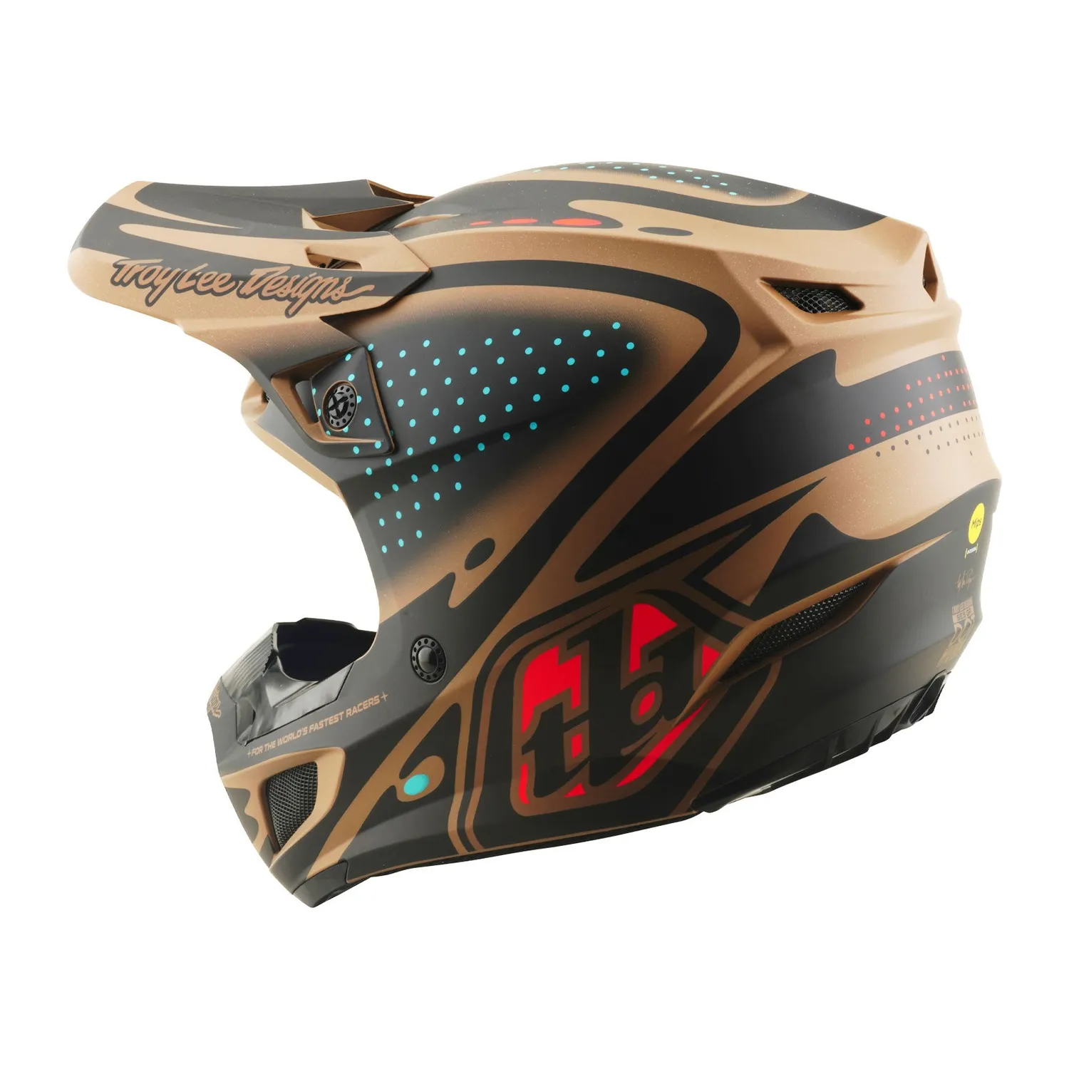 Troy Lee Designs SE5 Policarbonato casco cross Sienna MIPS
