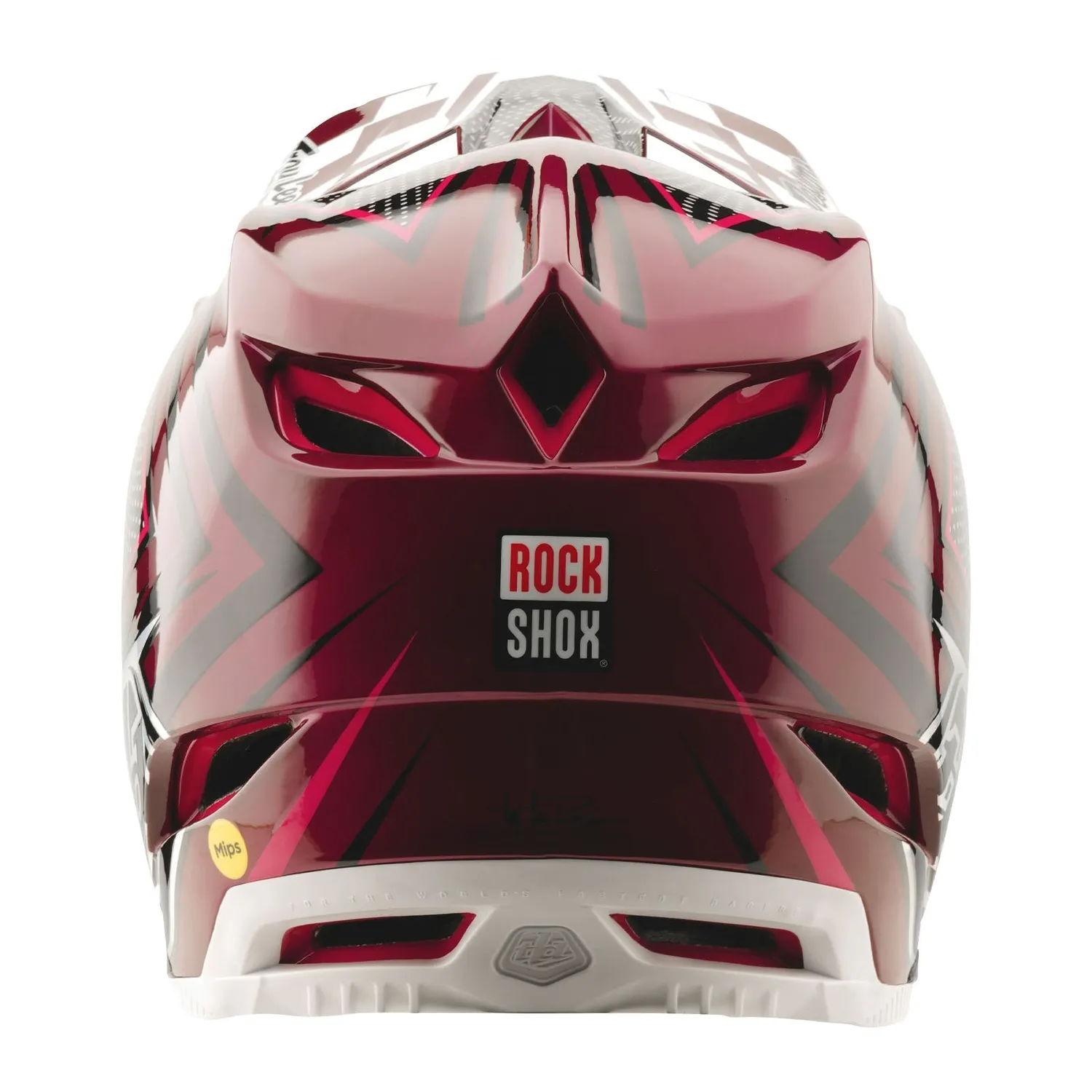 Troy Lee Designs D4 Carbon MIPS casco Radioscape nero mora