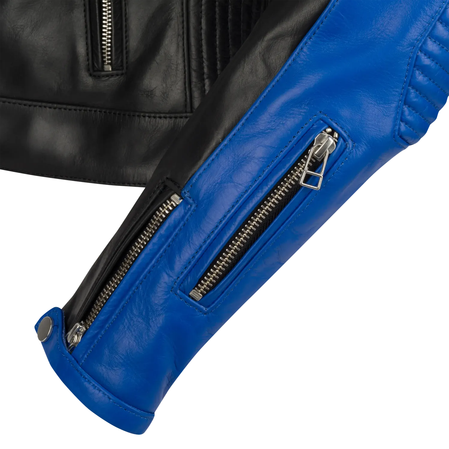 Segura Lady Romeo giacca moto donna pelle nero blu