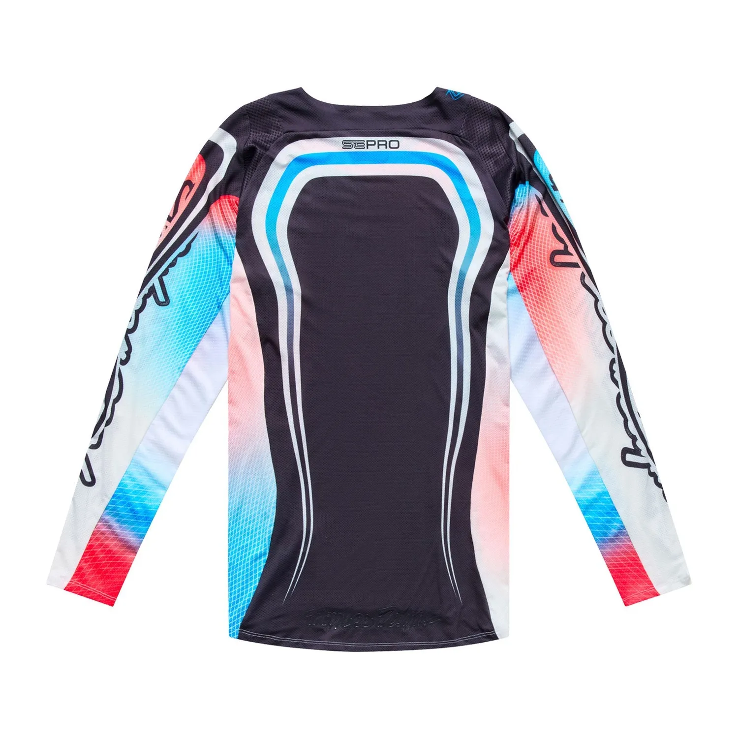 Troy Lee Designs SE Pro maglia moto bianco gunmetal