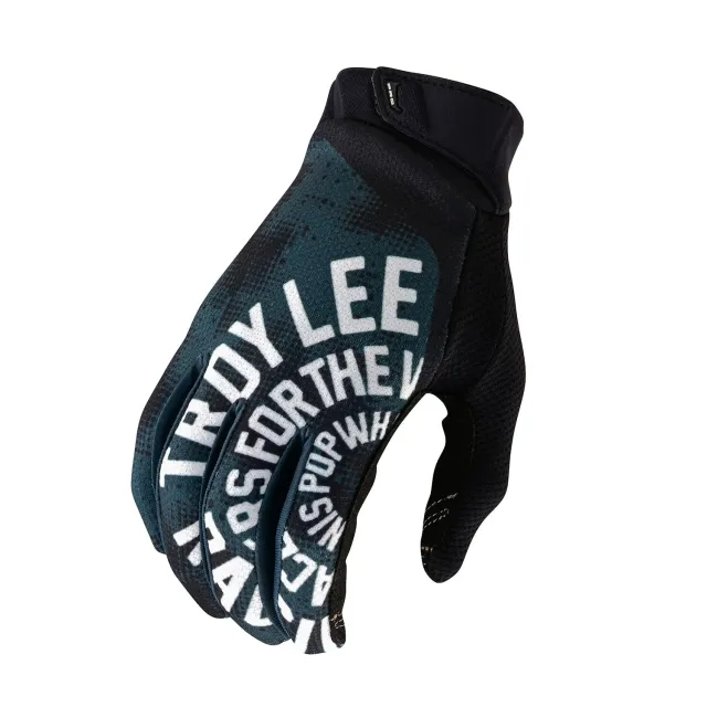 Troy Lee Designs GP Pro Carlsbad 97 Guanti Moto Nero grip